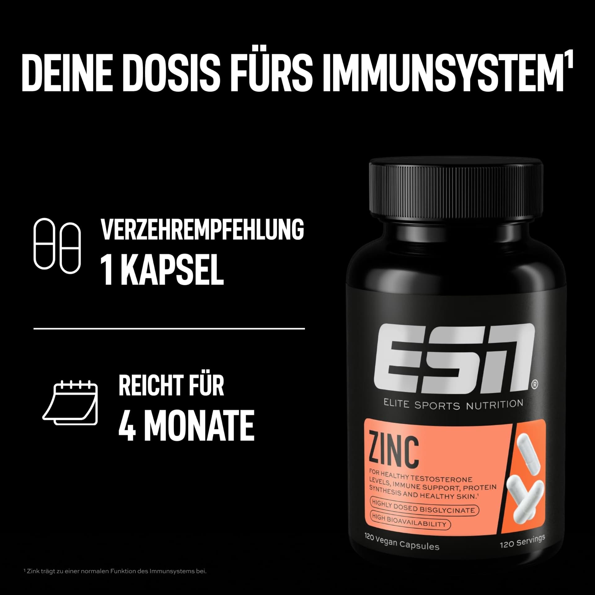ESN Zinc, 120 Kapseln – Bild 6