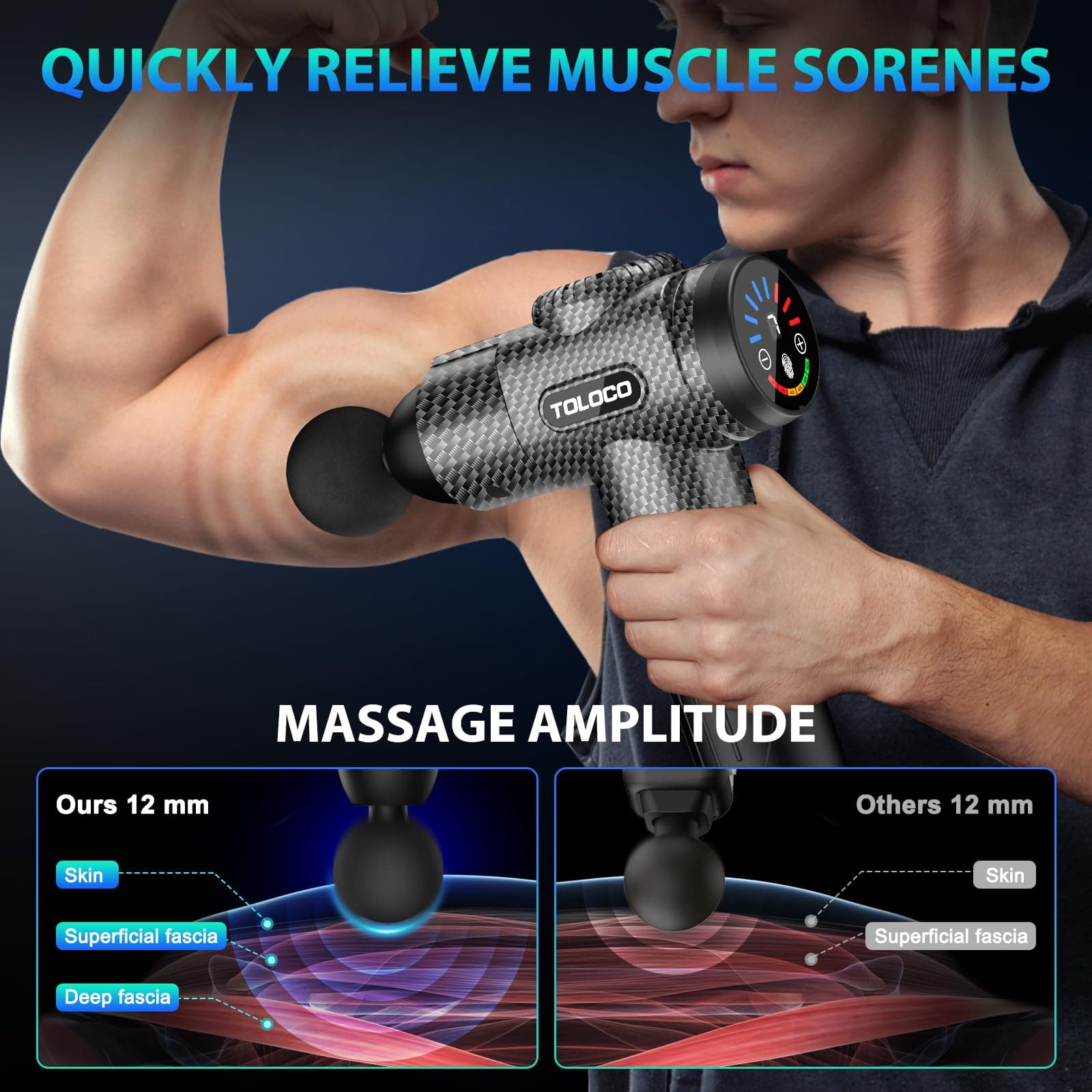TOLOCO Massage Gun – Bild 5