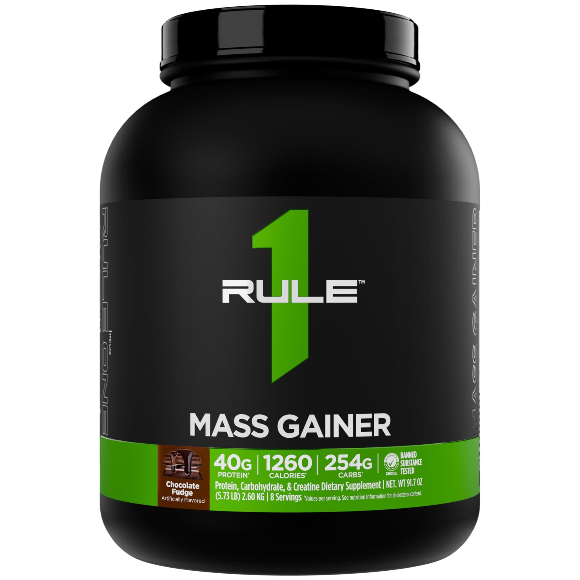 Rule 1 Proteins Mass Gainer - High-Calorie Weight Gain Formula with 1,220+ Calories, 250g