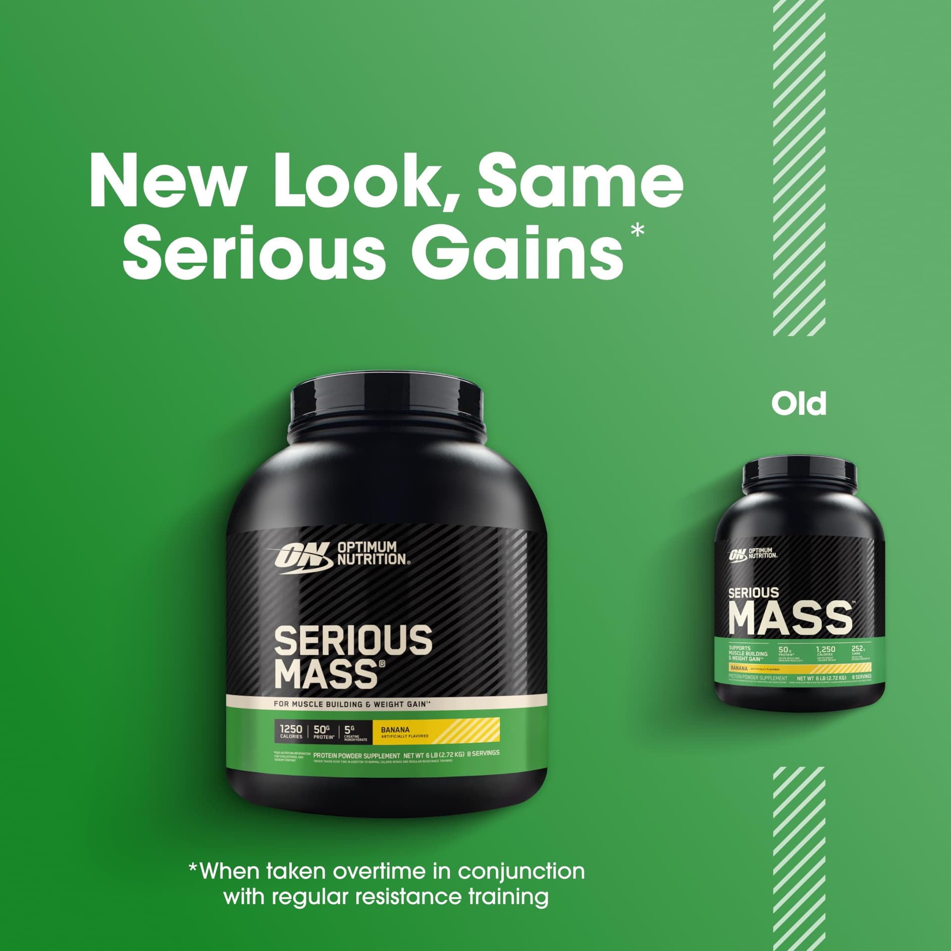 Optimum Nutrition Serious Mass Weight Gainer Pulver, Geschmack Banane, 2.73kg – Bild 3