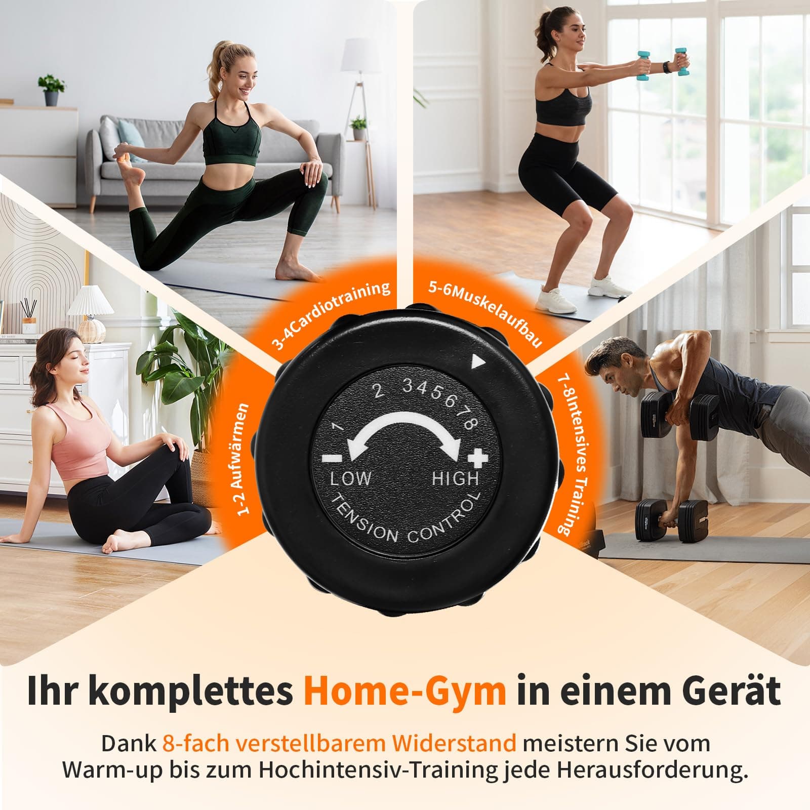 ISE Liegeergometer für Zuhause mit 8 verstellbaren – Bild 3