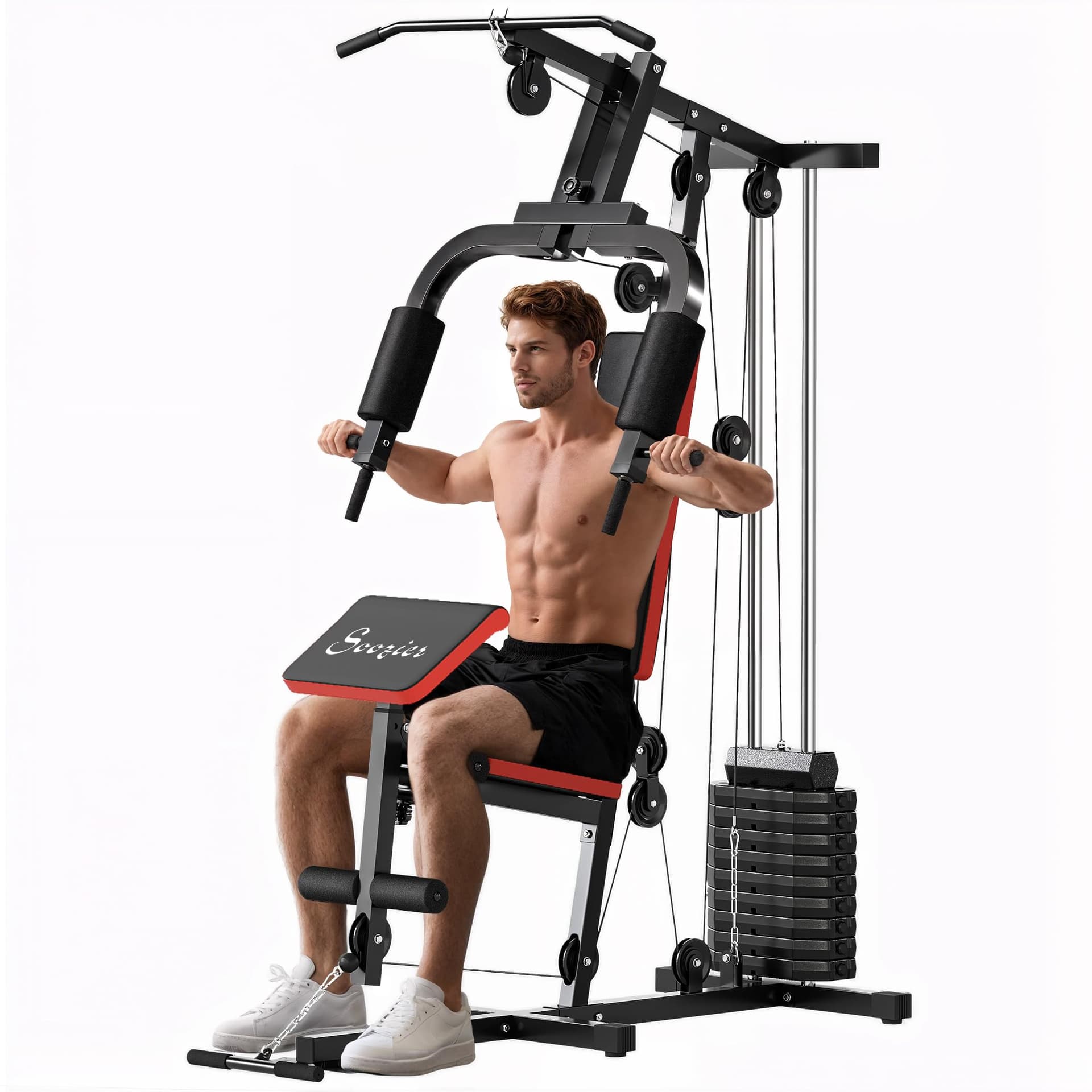 Soozier Home Gym Equipment Weight Training Machine
