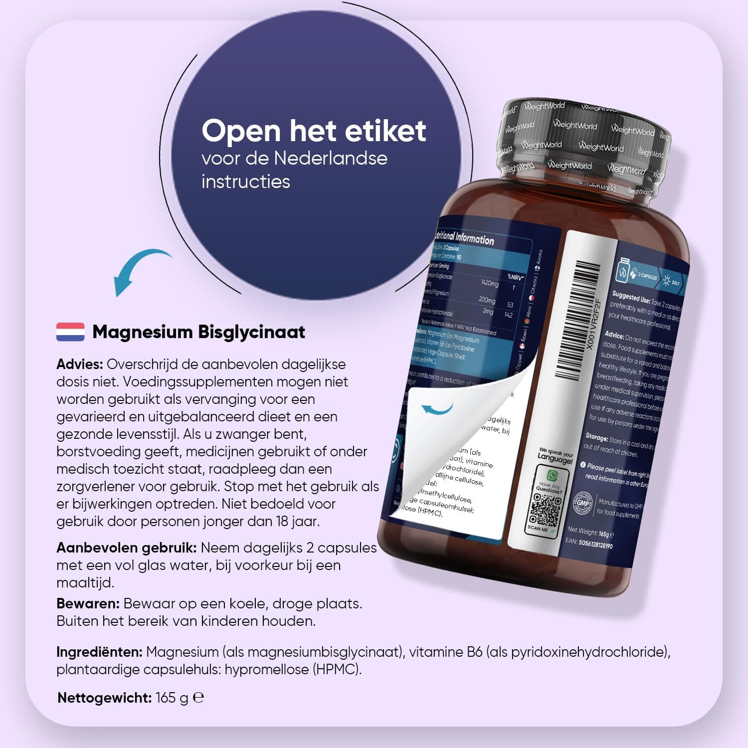 WeightWorld Magnesium Bisglycinat Kapseln – Bild 7