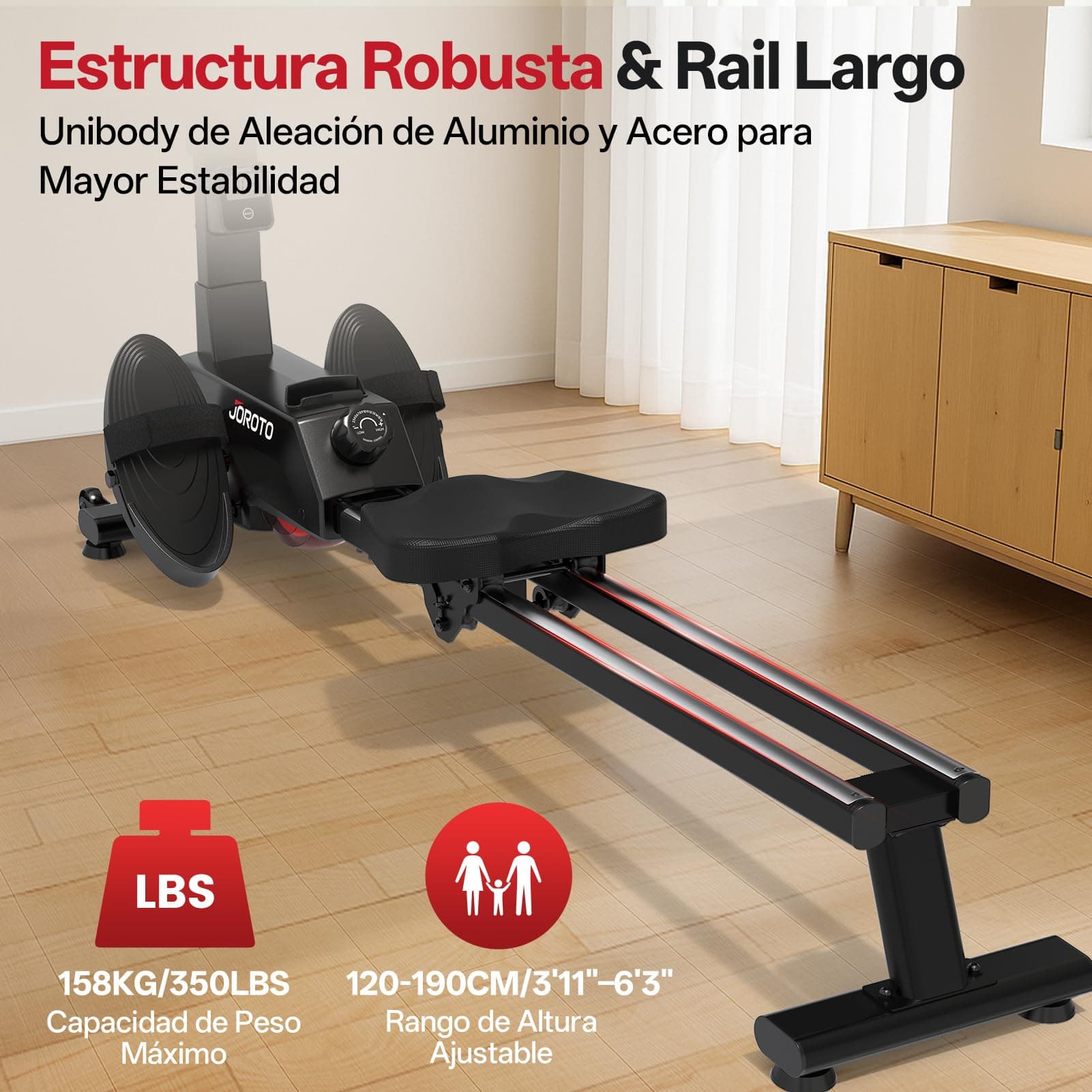 JOROTO Máquina de Remo para Casa – Bild 3