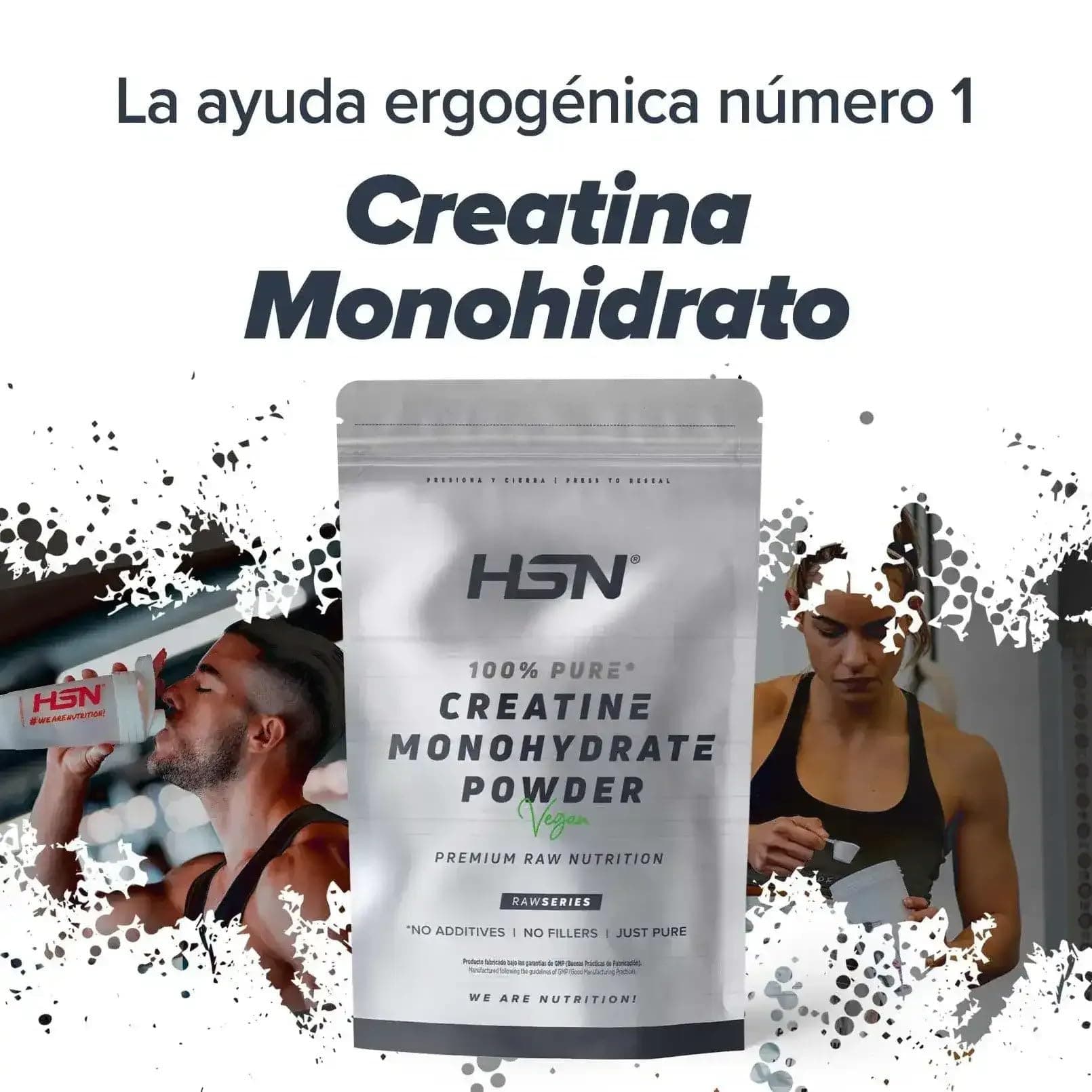HSN Creatina Monohidrato Micronizada 1kg – Bild 6