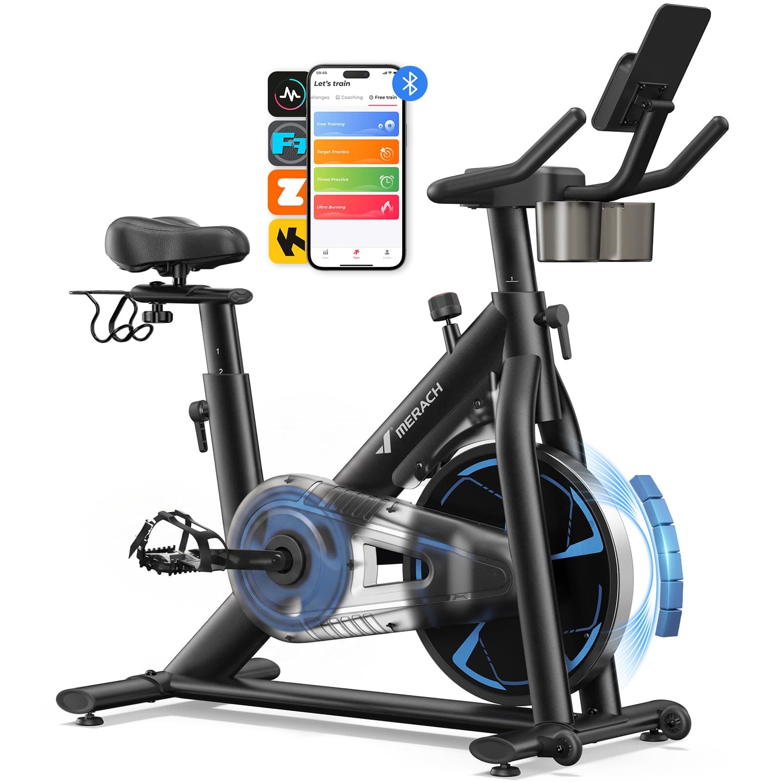 MERACH Heimtrainer Fahrrad mit Magnetischem Widerstand