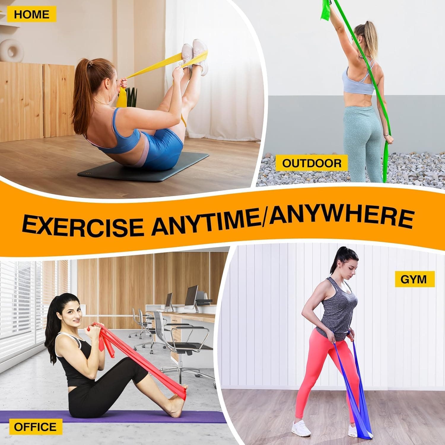 Fokky 2M Elastici Fitness [Set di 4] – Bild 4