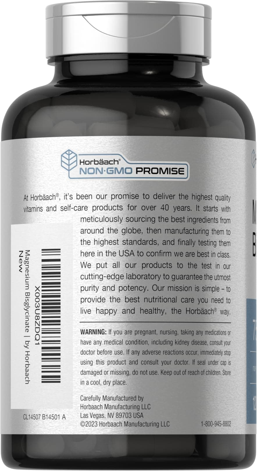 Horbäach Magnesium Bisglycinate – Bild 3