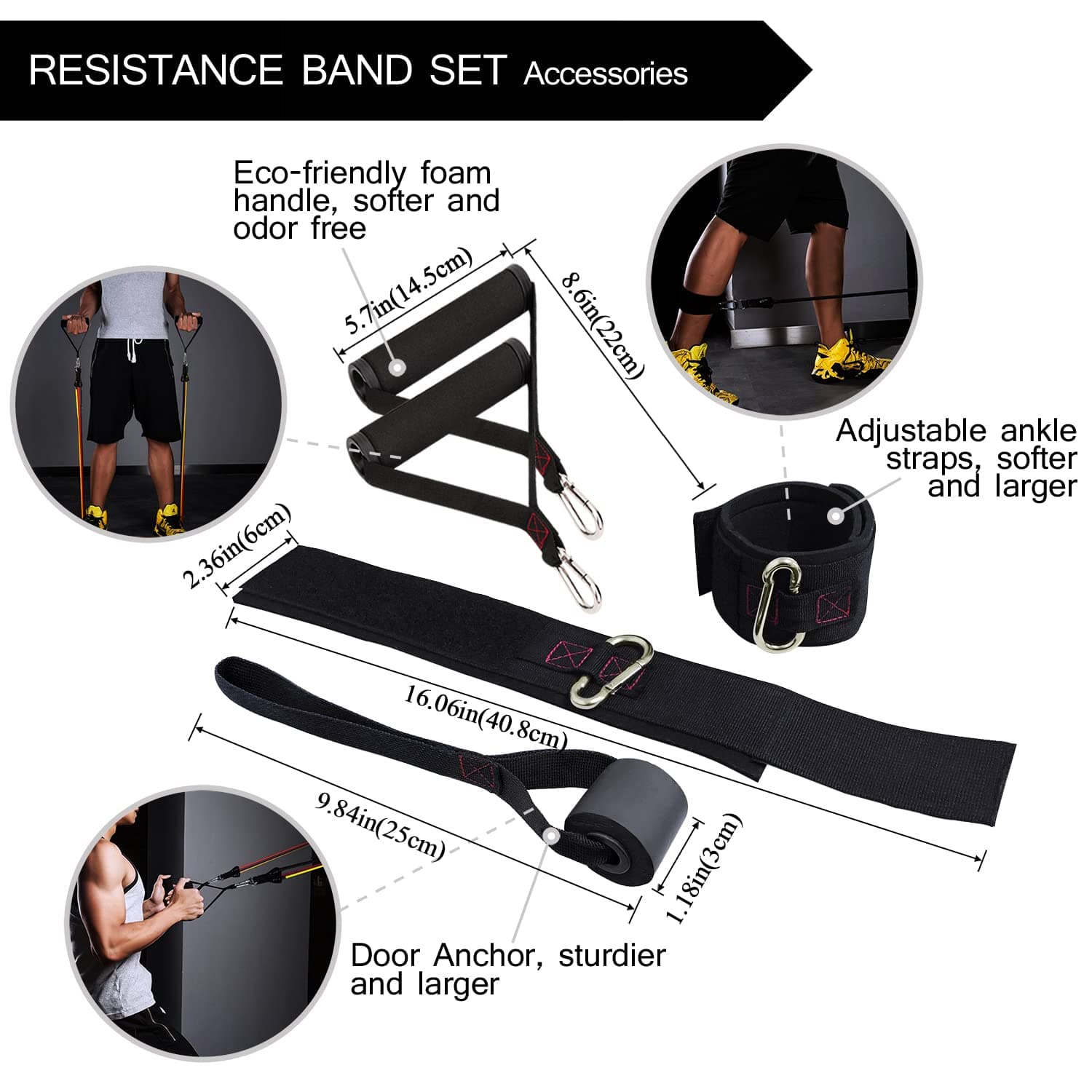 TheFitLife Exercise Resistance Bands with Handles – Bild 5
