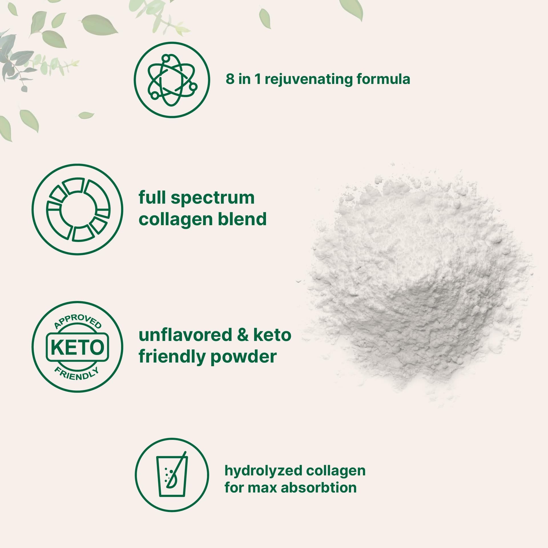 Micro Ingredients Multi Collagen Peptides Powder, 2lb – Bild 4