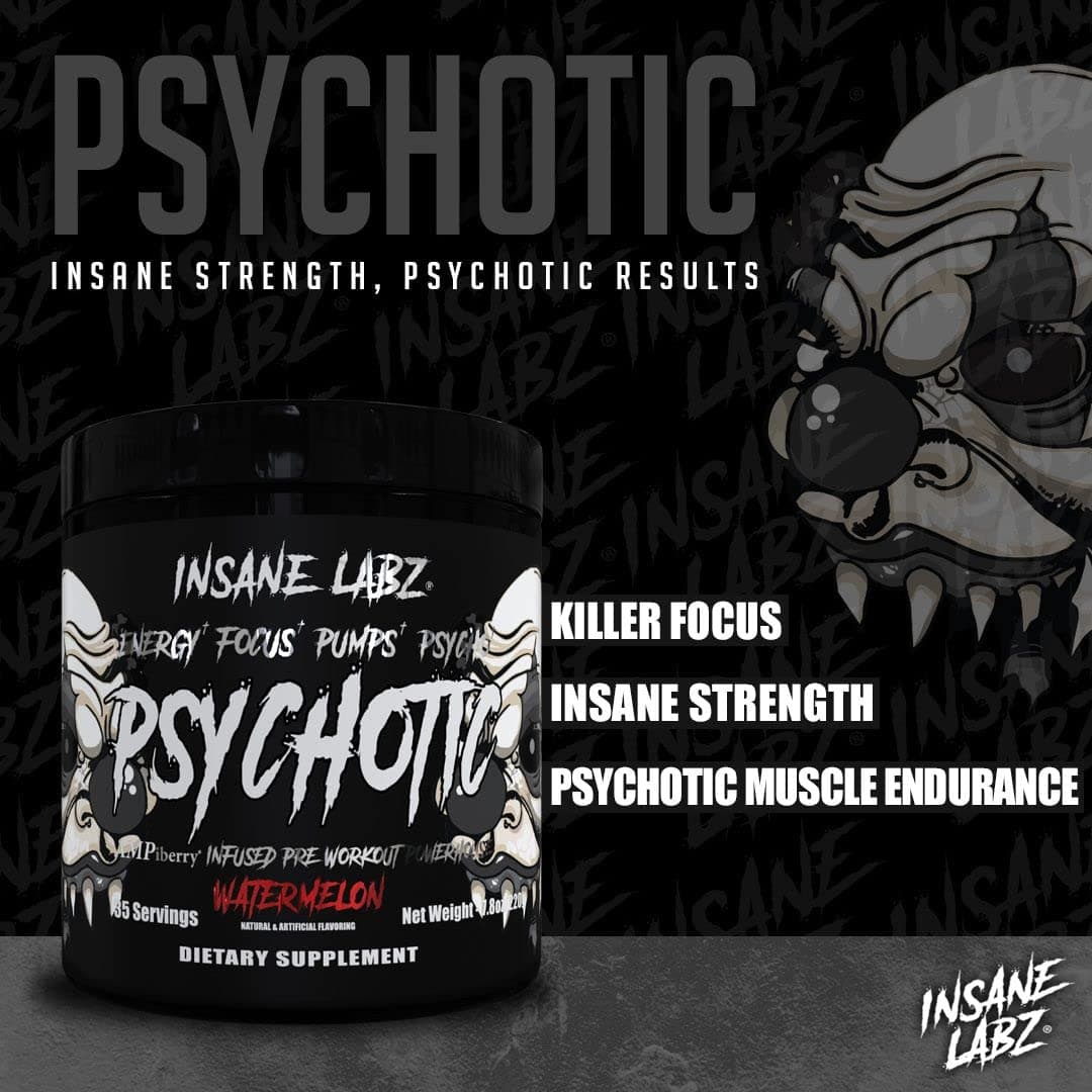 Insane Labz Psychotic Black Edition Mid Stimulant Pre – Bild 4