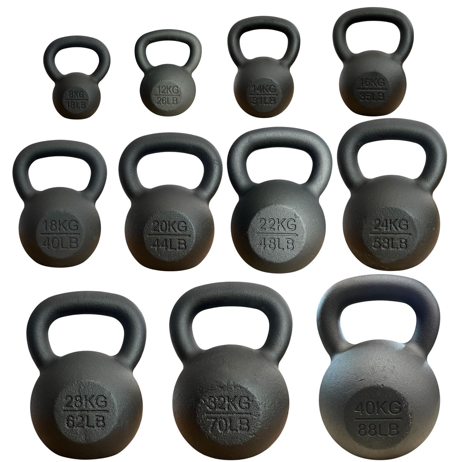 Chase Fitness Cast Iron Kettlebell, 4kg – Bild 4