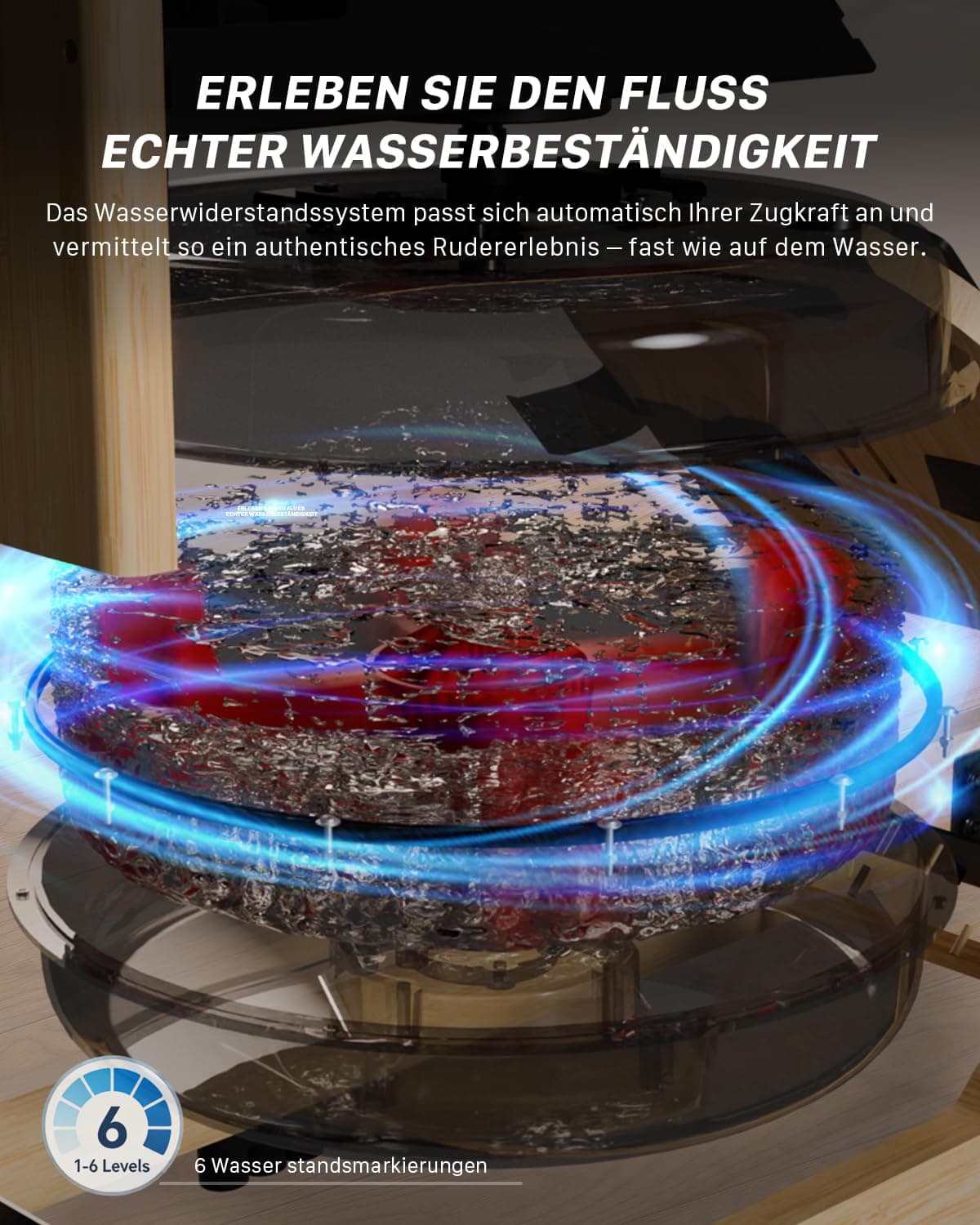 Aeriflo Rudergerät für Zuhause – Bild 2