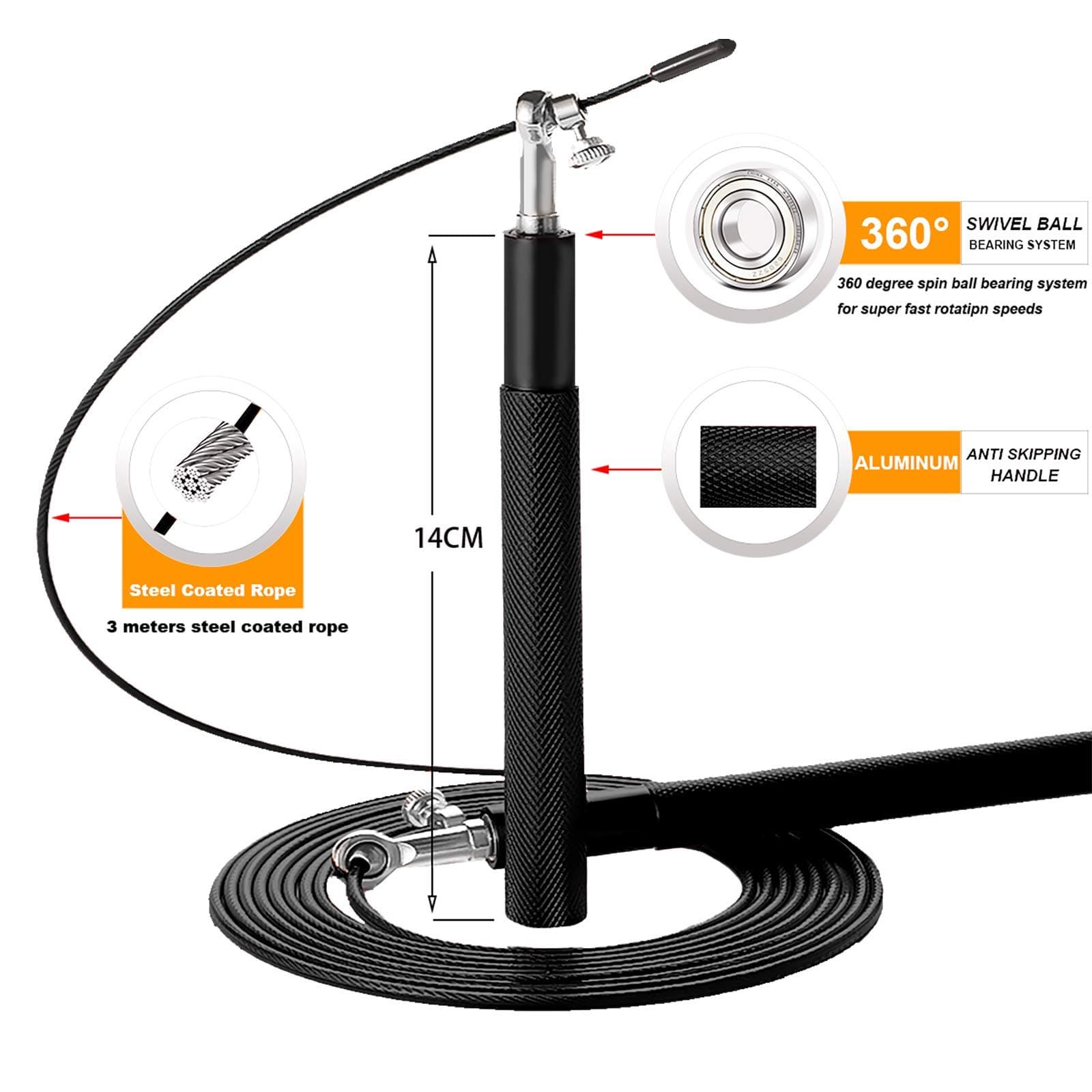 gsssport Speed Jump Rope – Bild 2