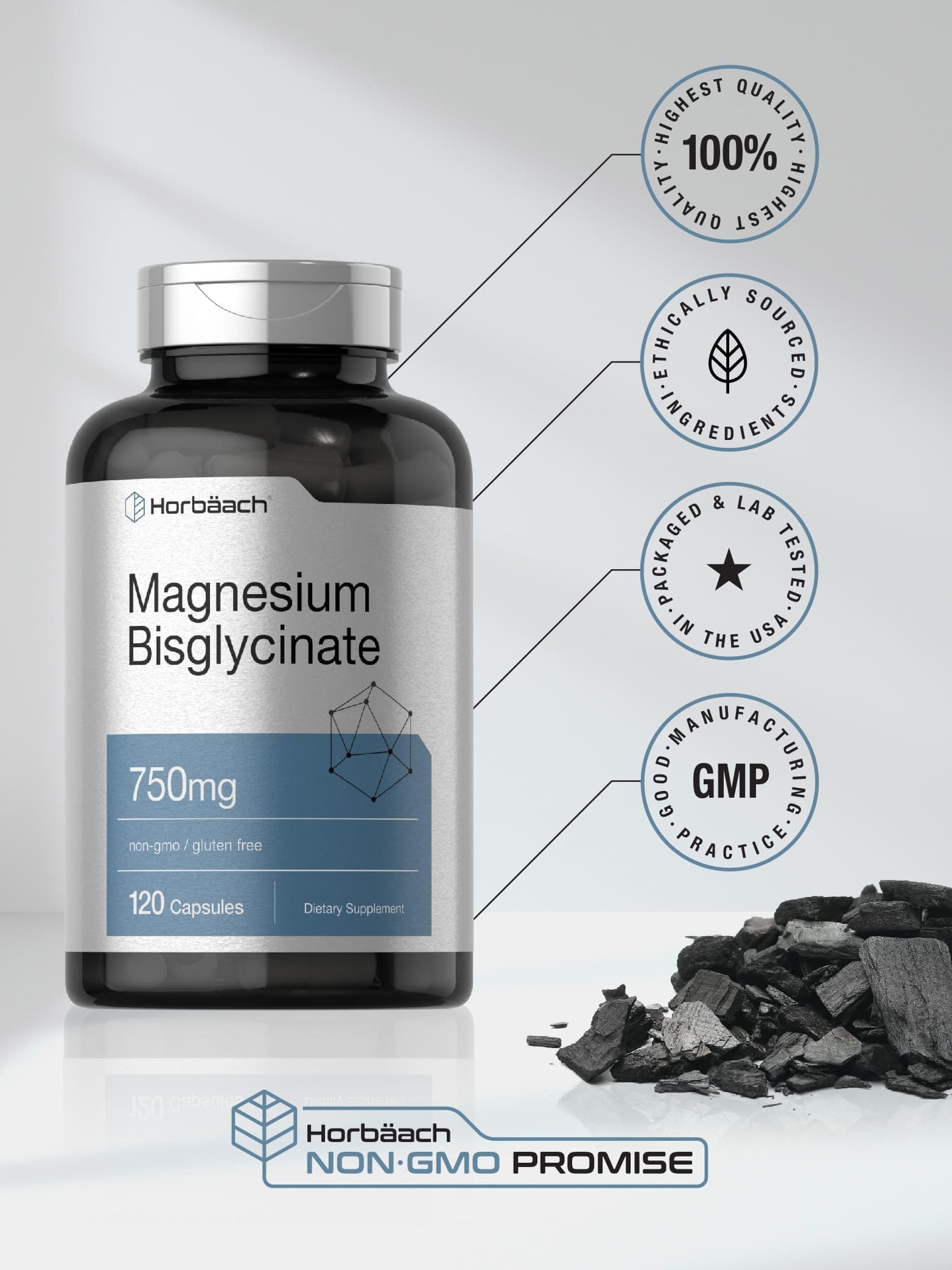 Horbäach Magnesium Bisglycinate – Bild 6