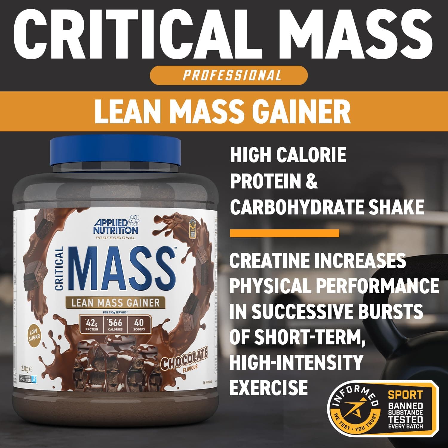 Applied Nutrition Critical Mass Professional – Bild 3