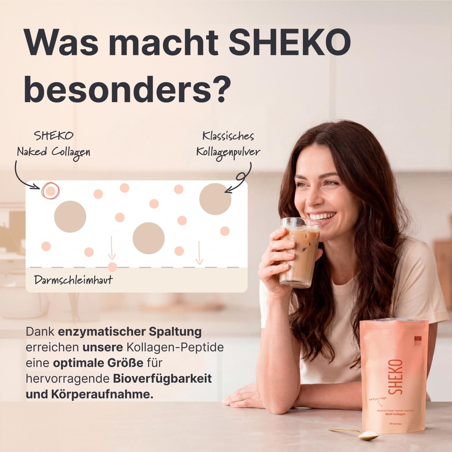 Sheko Premium Kollagen Pulver 450g – Bild 5