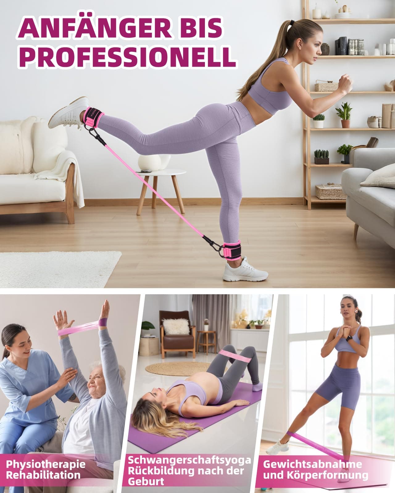 Mexlyca Set di Elastici Fitness, 12 Pezzi – Bild 5