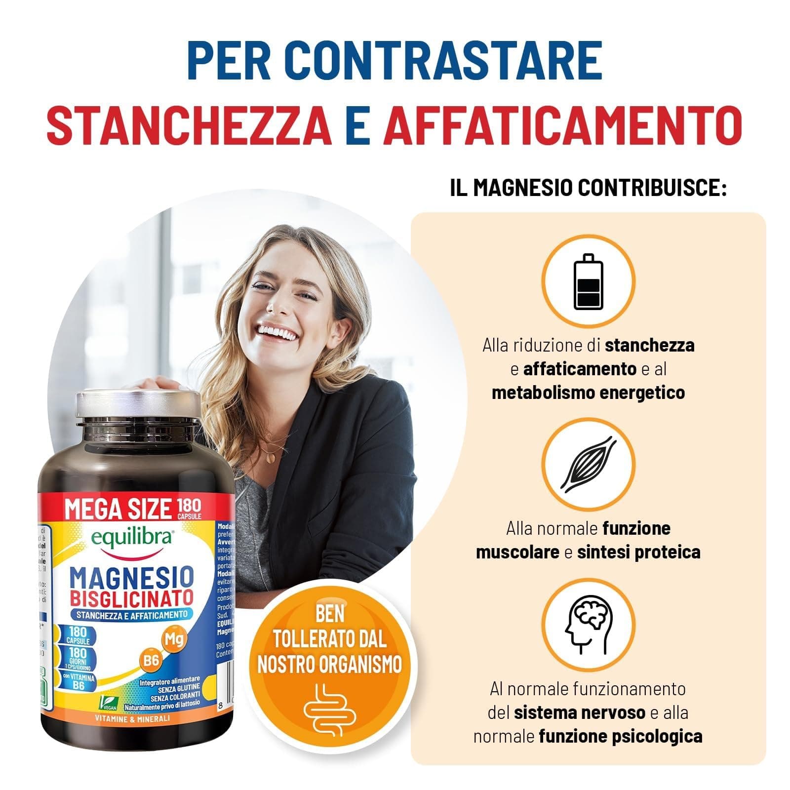 Equilibra Magnesio Bisglicinato – Bild 2