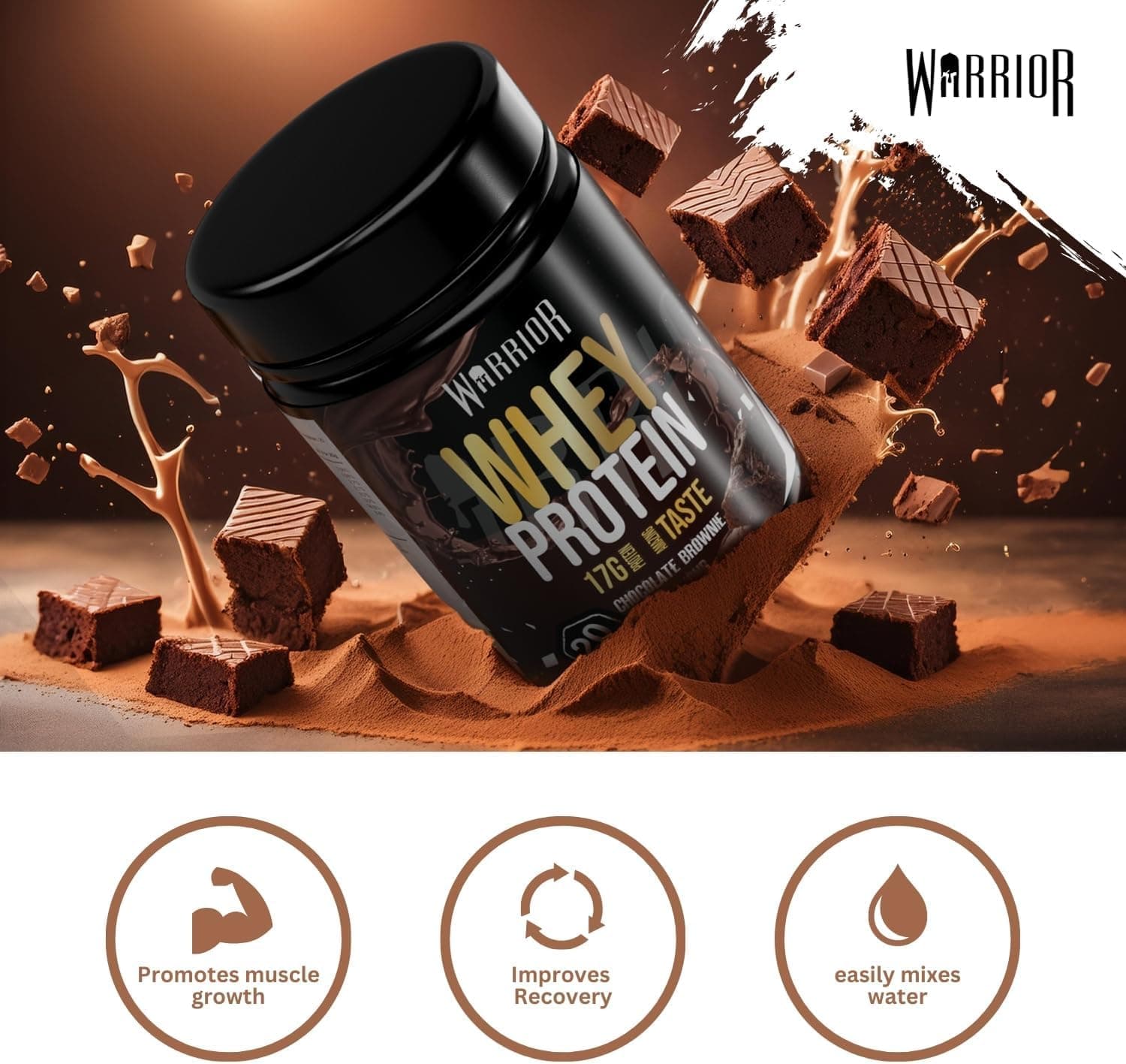 Warrior Whey Protein Powder 500g – Bild 2