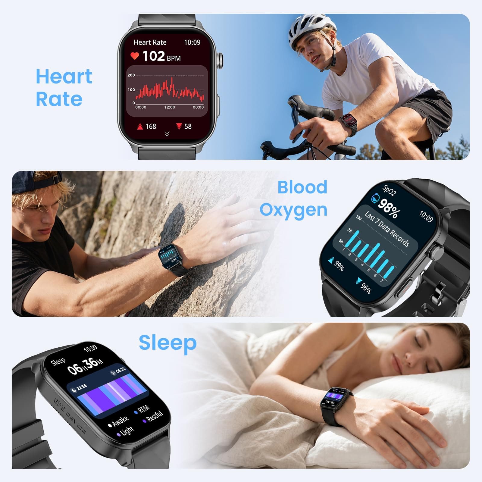 IMSVEPR GPS Smart Watch for Men Women – Bild 6