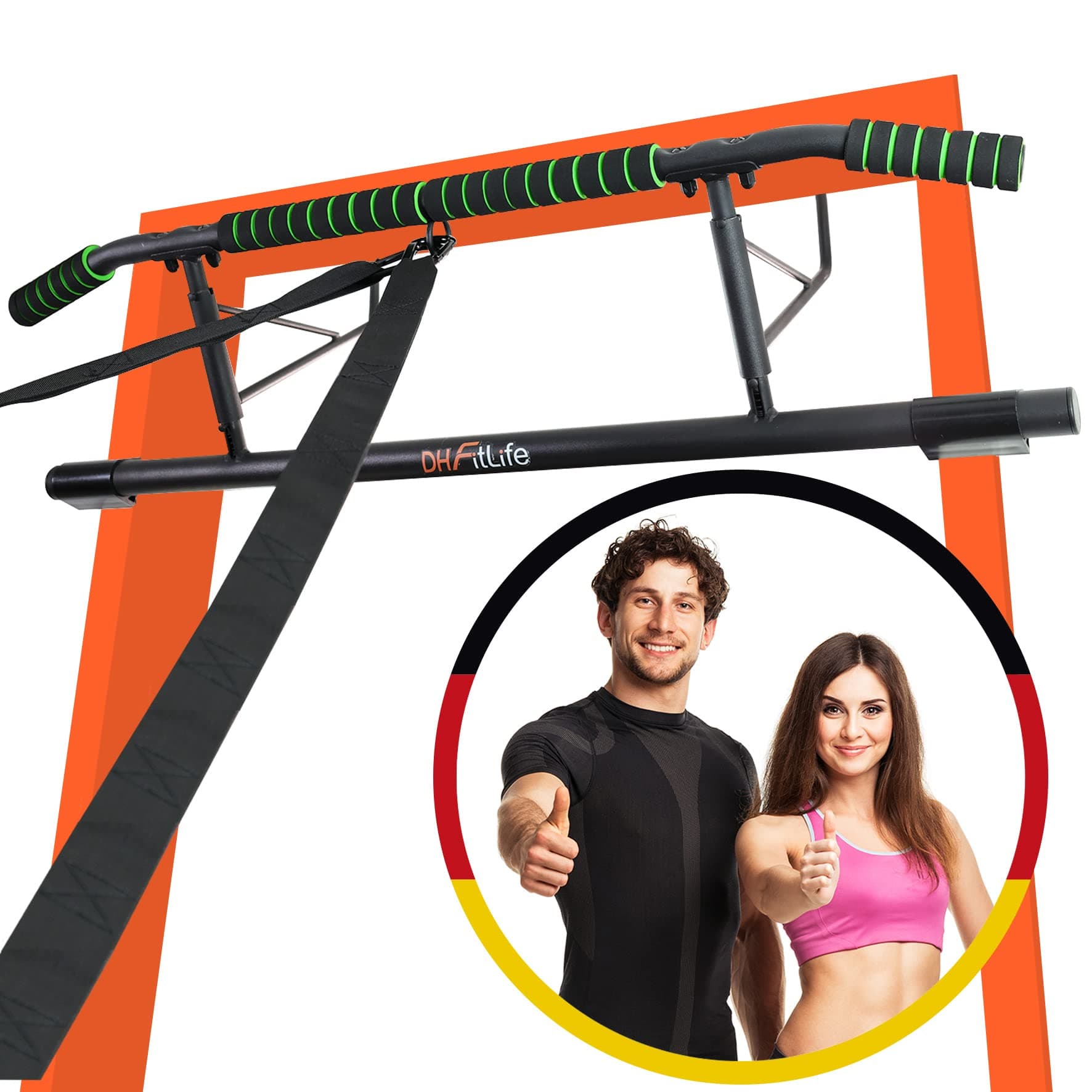 DH FitLife DH FitLife Barra per Trazioni da Porta