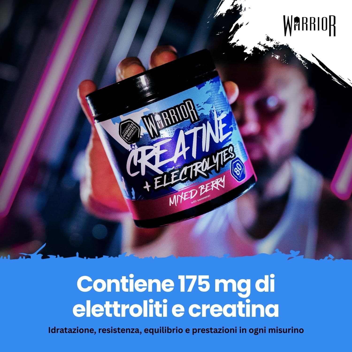 Warrior Creatine Monohydrate + Electrolytes 360g – Bild 7