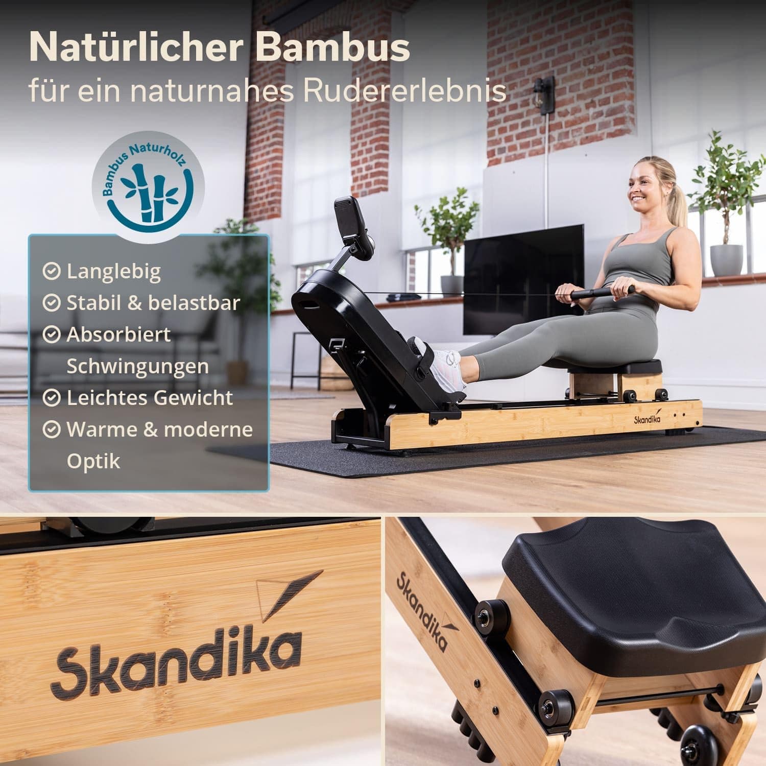 Skandika Rudergerät Rovek – Bild 2