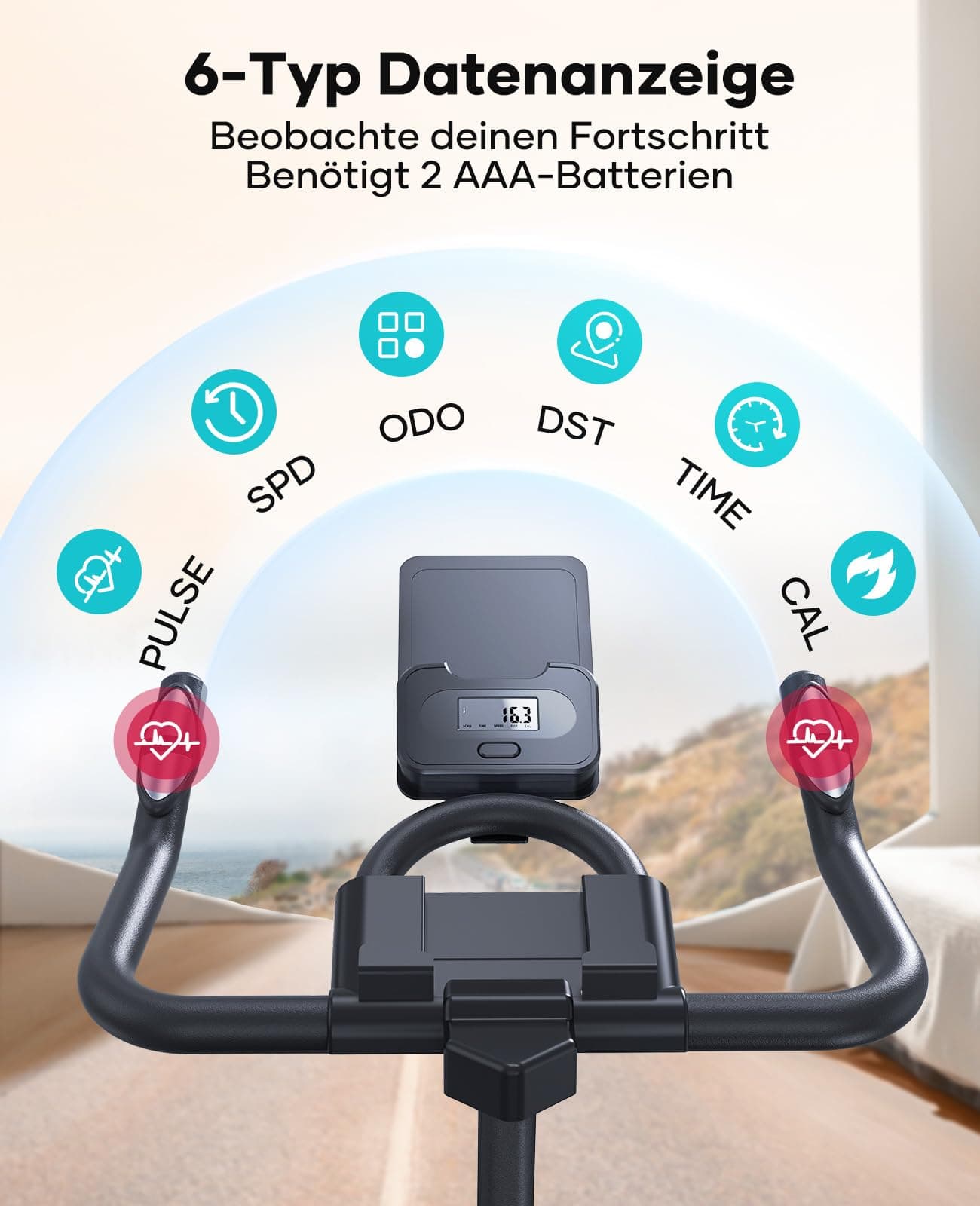 Toputure [2026 Aktualisierte] Heimtrainer Fahrrad mit APP und – Bild 8