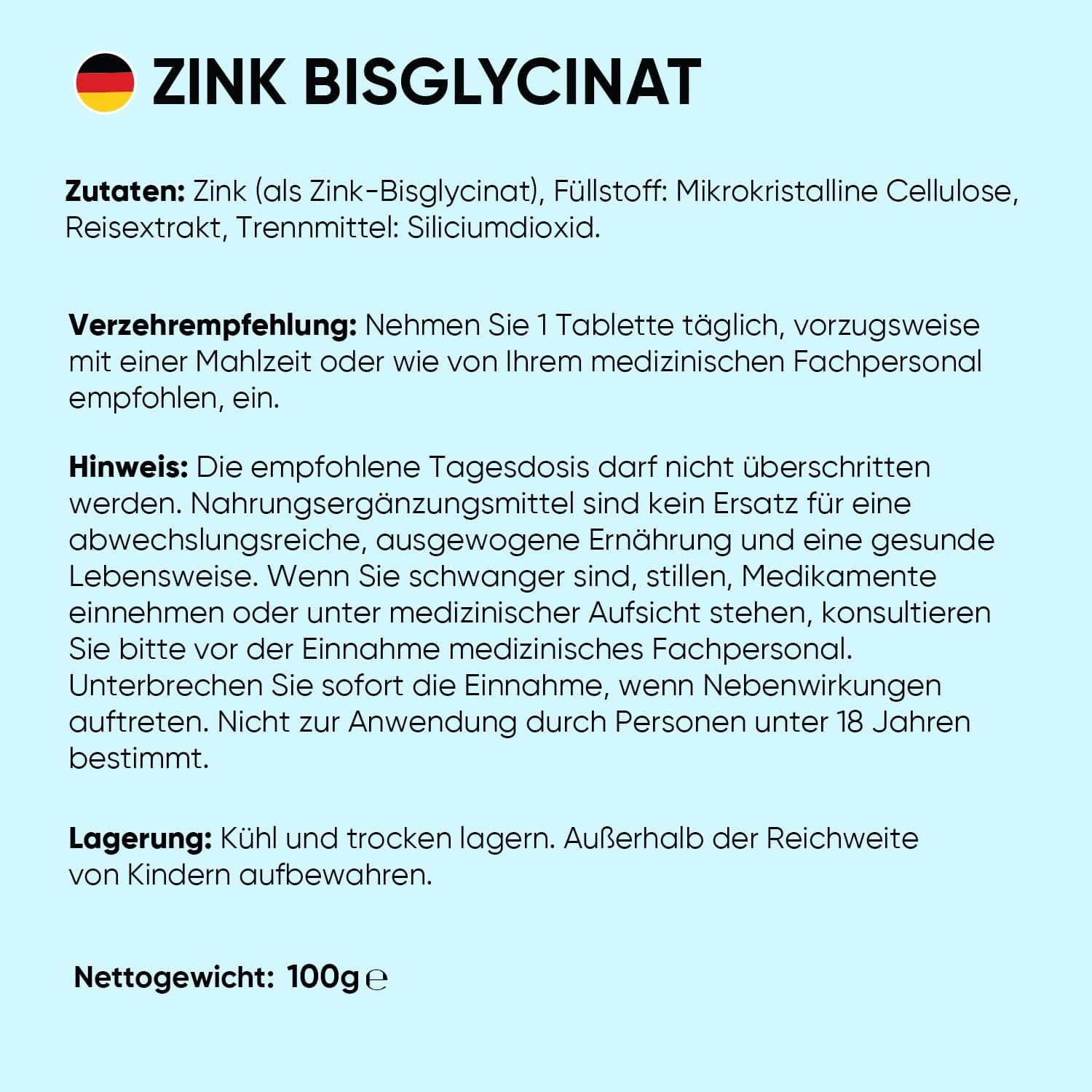 WeightWorld Zink Tabletten – Bild 4