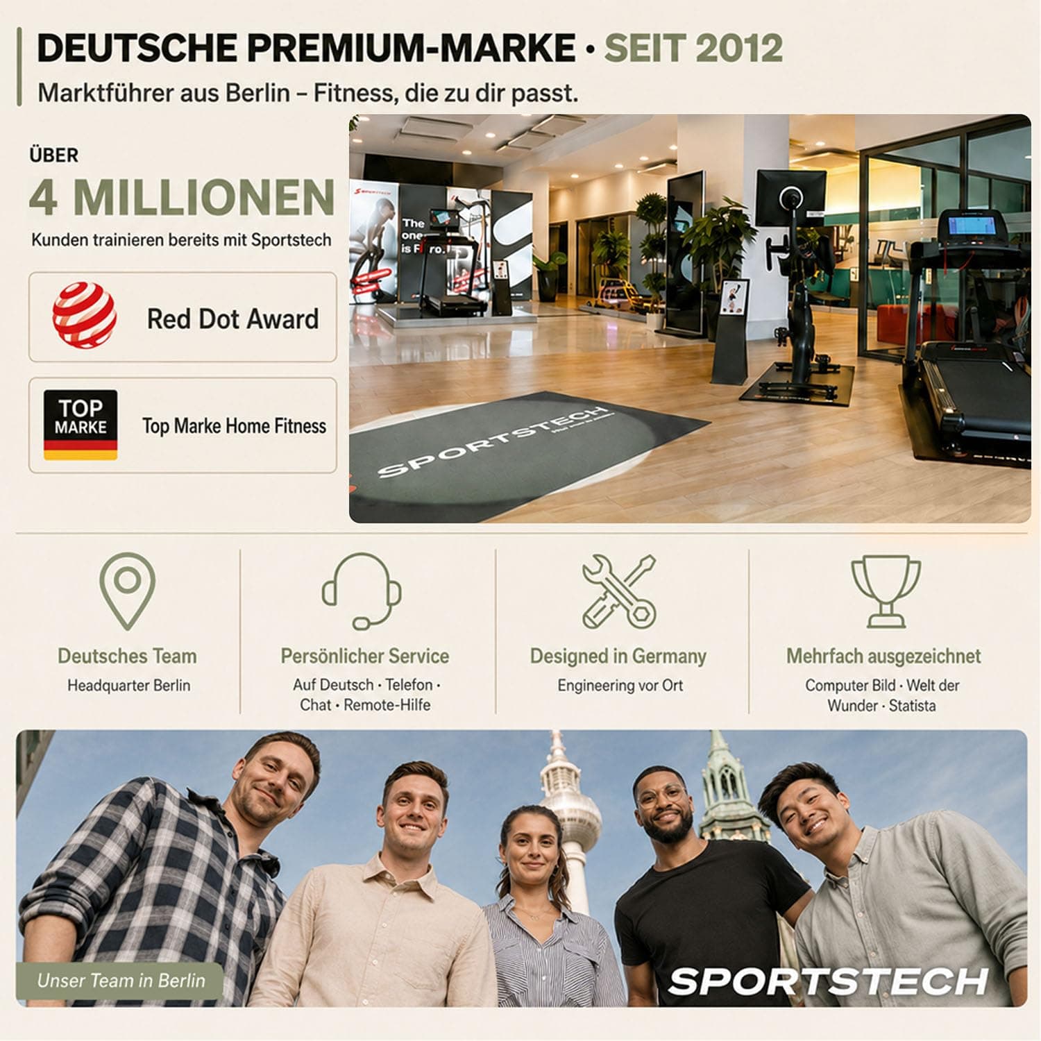 Sportstech Laufband für Zuhause – Bild 8