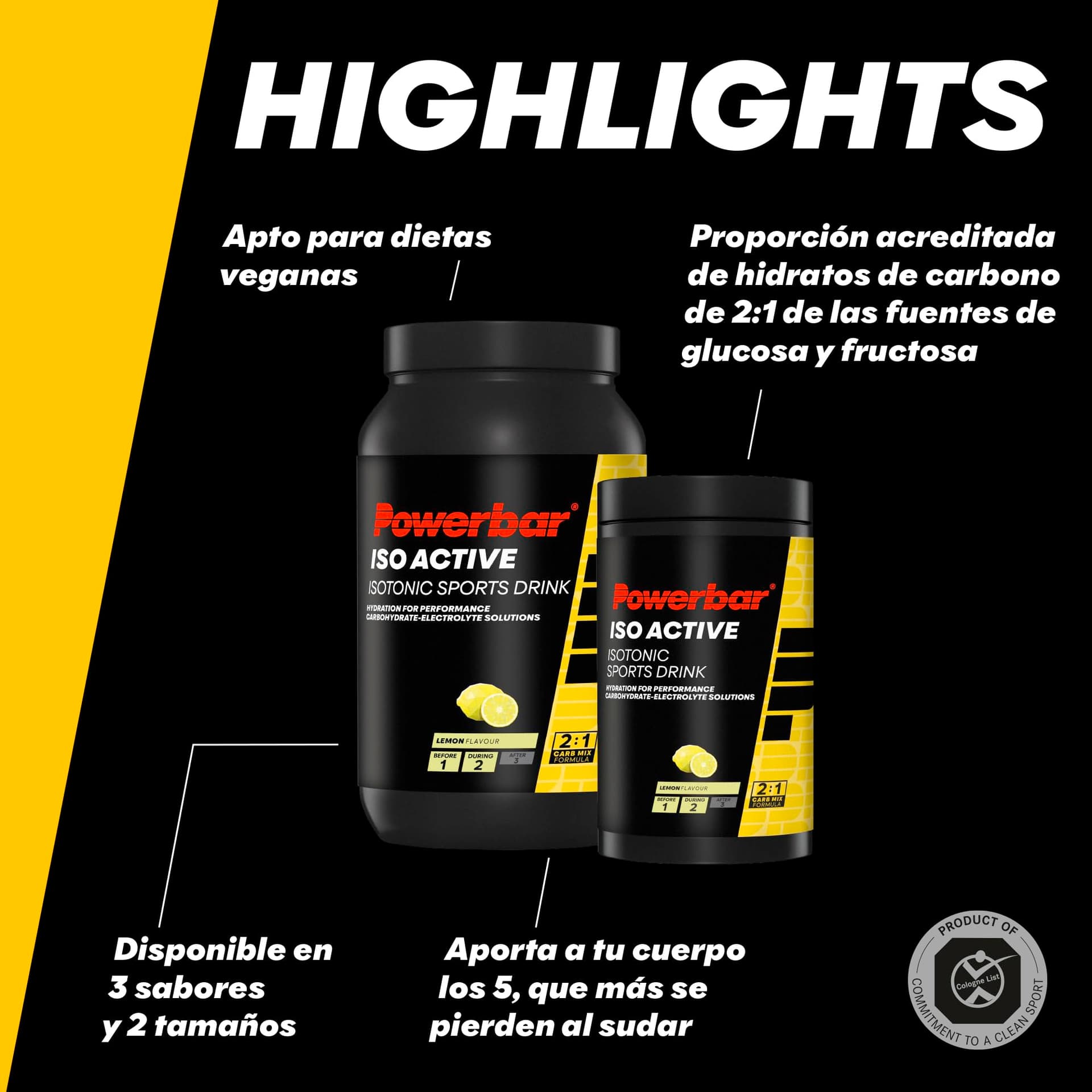 PowerBar Isoactive - Lemon - 600g – Bild 3