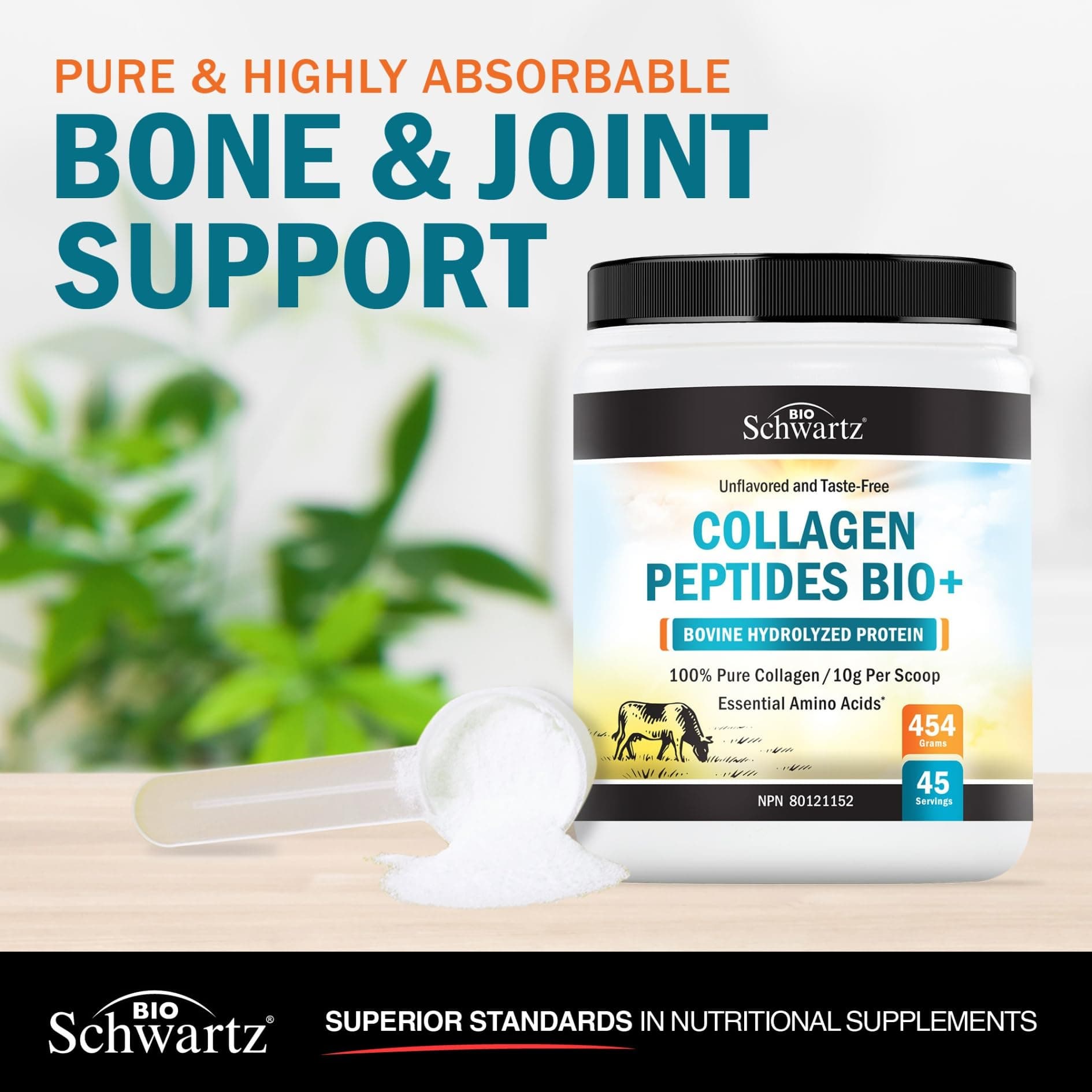 BioSchwartz Collagen Peptides Powder – Bild 2