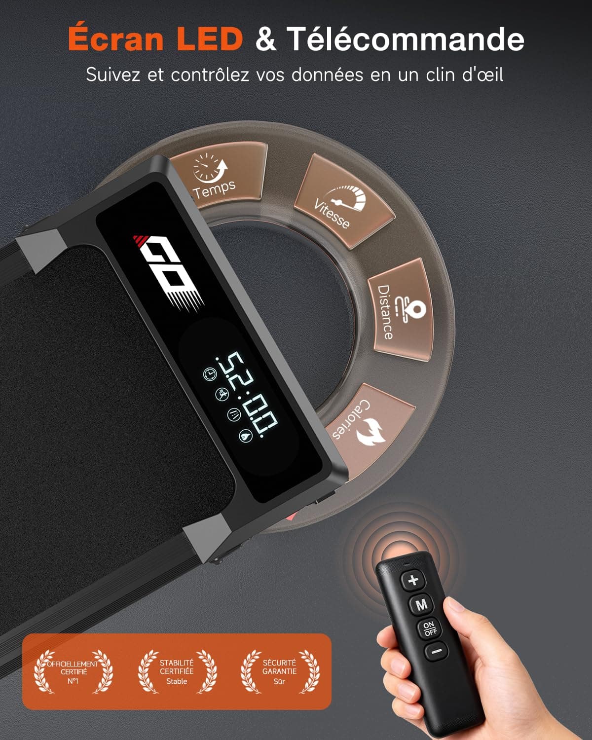 ApexPrime Sports Laufband klappbar elektrisch mit 9% Steigung – Bild 8