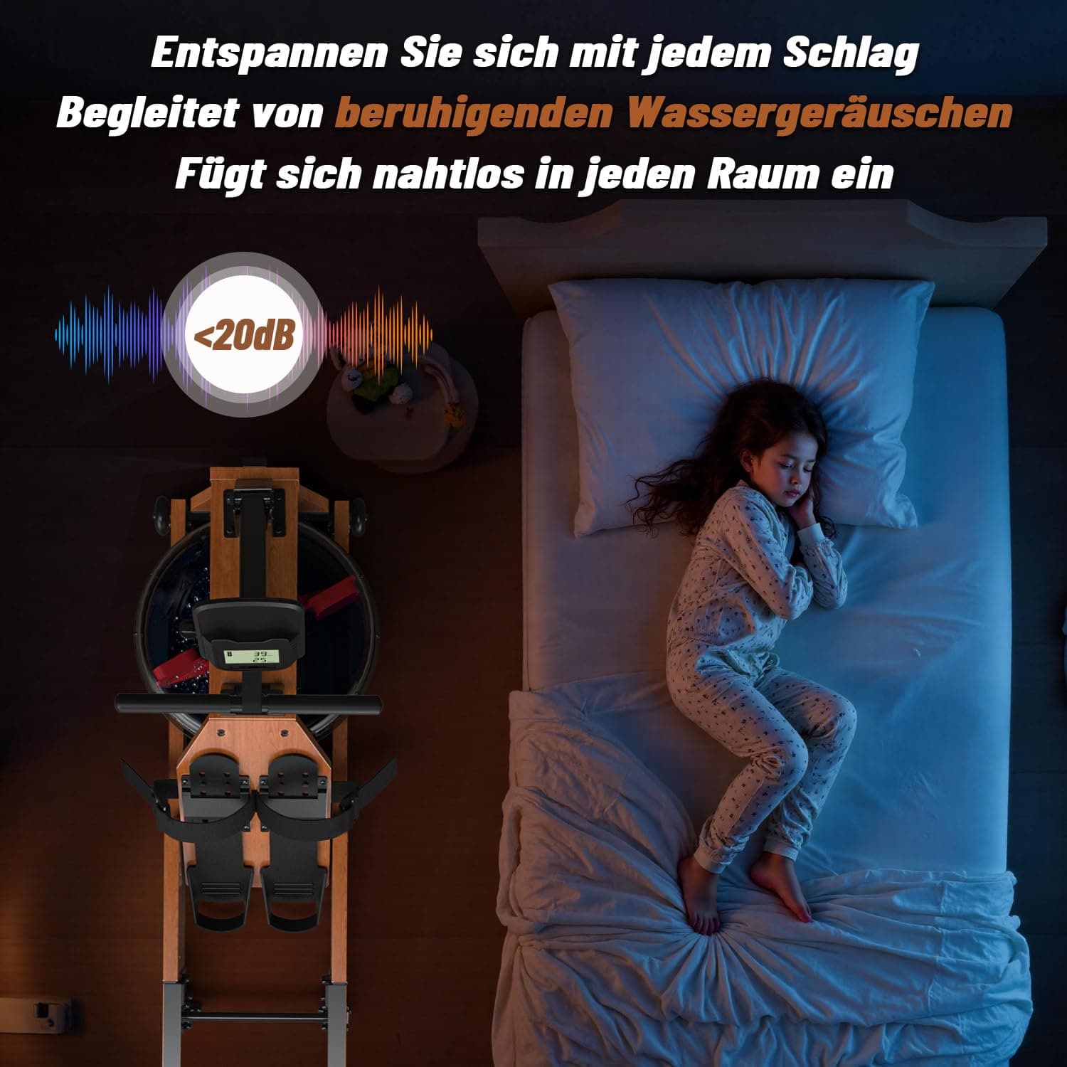 DMASUN Rudergerät für Zuhause Klappbar – Bild 5