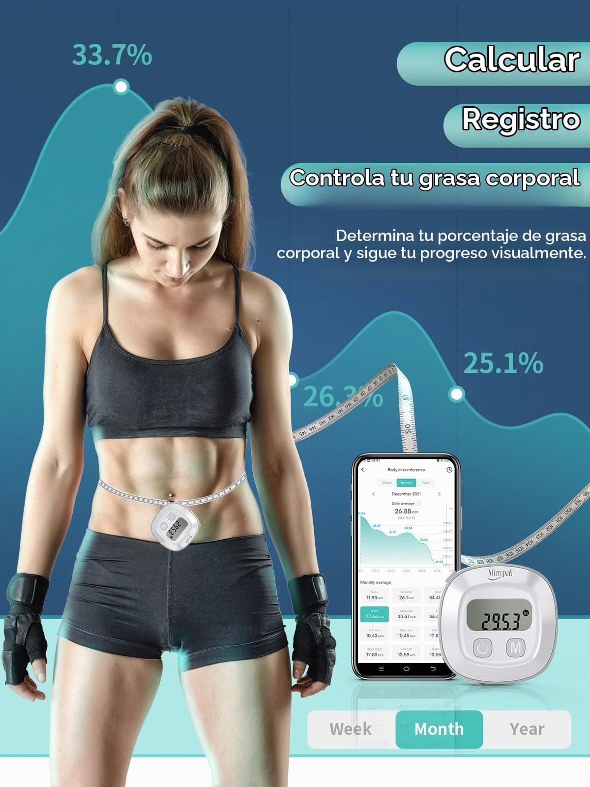 Slimpal Smart Körpermaßband – Bild 2