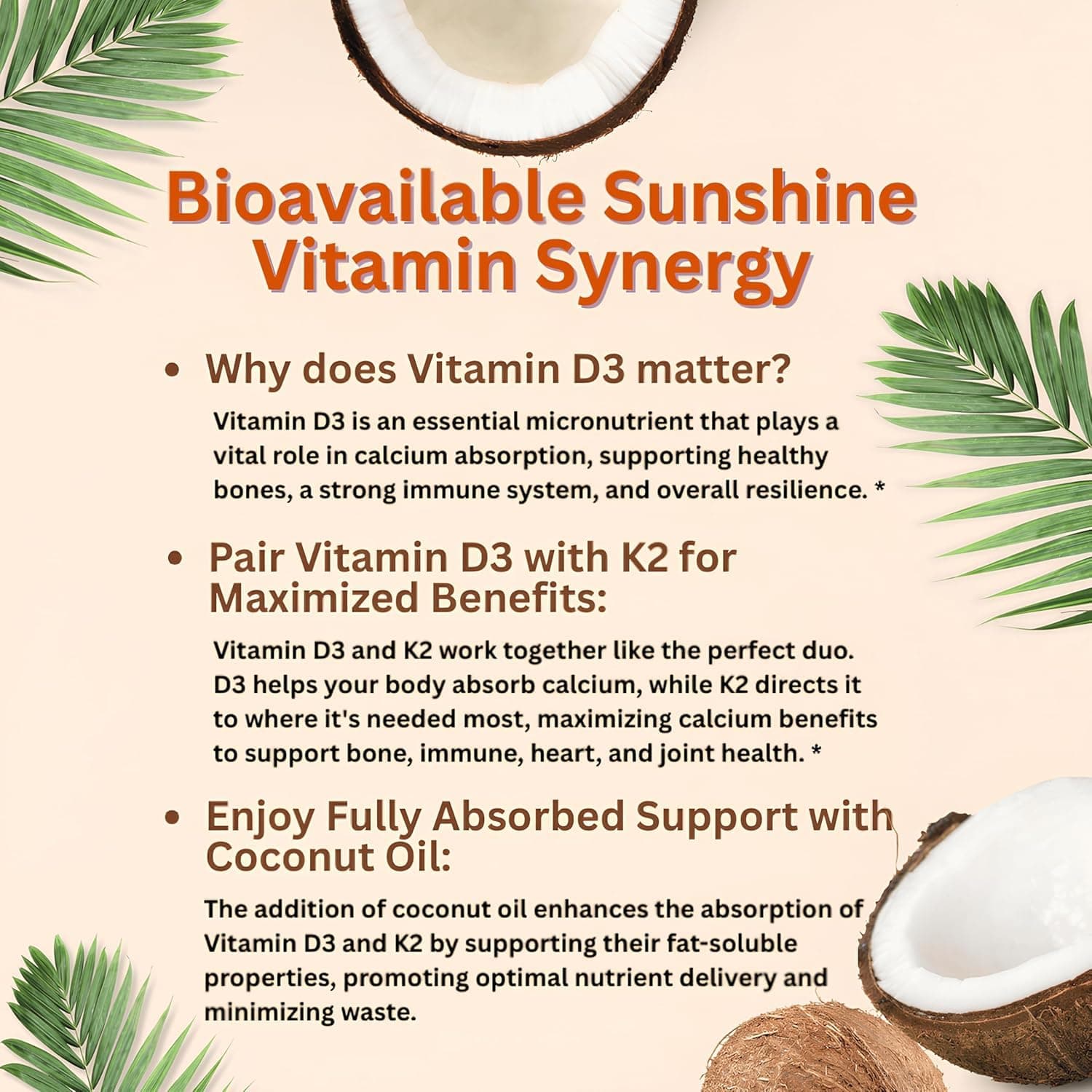 Micro Ingredients Vitamin D3 10,000 IU + K2 MK-7 200 mcg – Bild 5