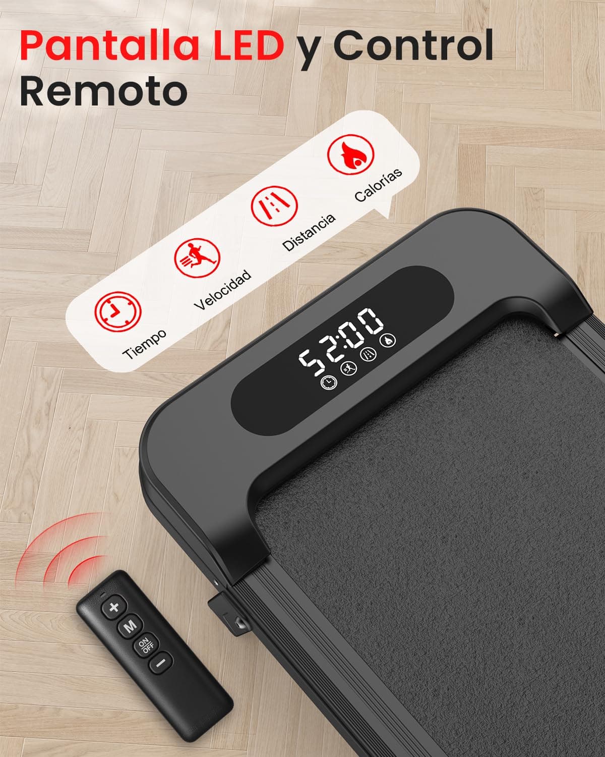 HOMEFITNESSCODE Cinta de Correr y Andar 3 en 1 con – Bild 5
