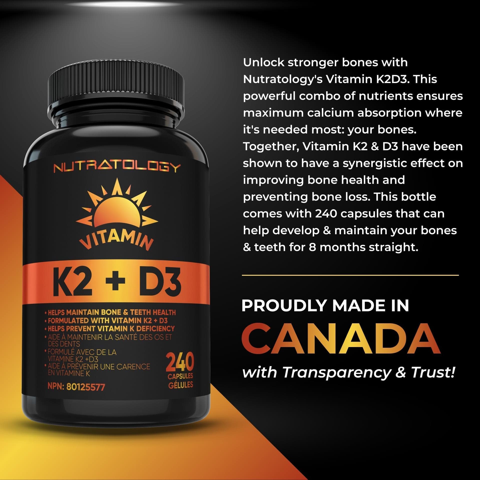 Nutratology ® Vitamin K2 + D3 – Bild 8