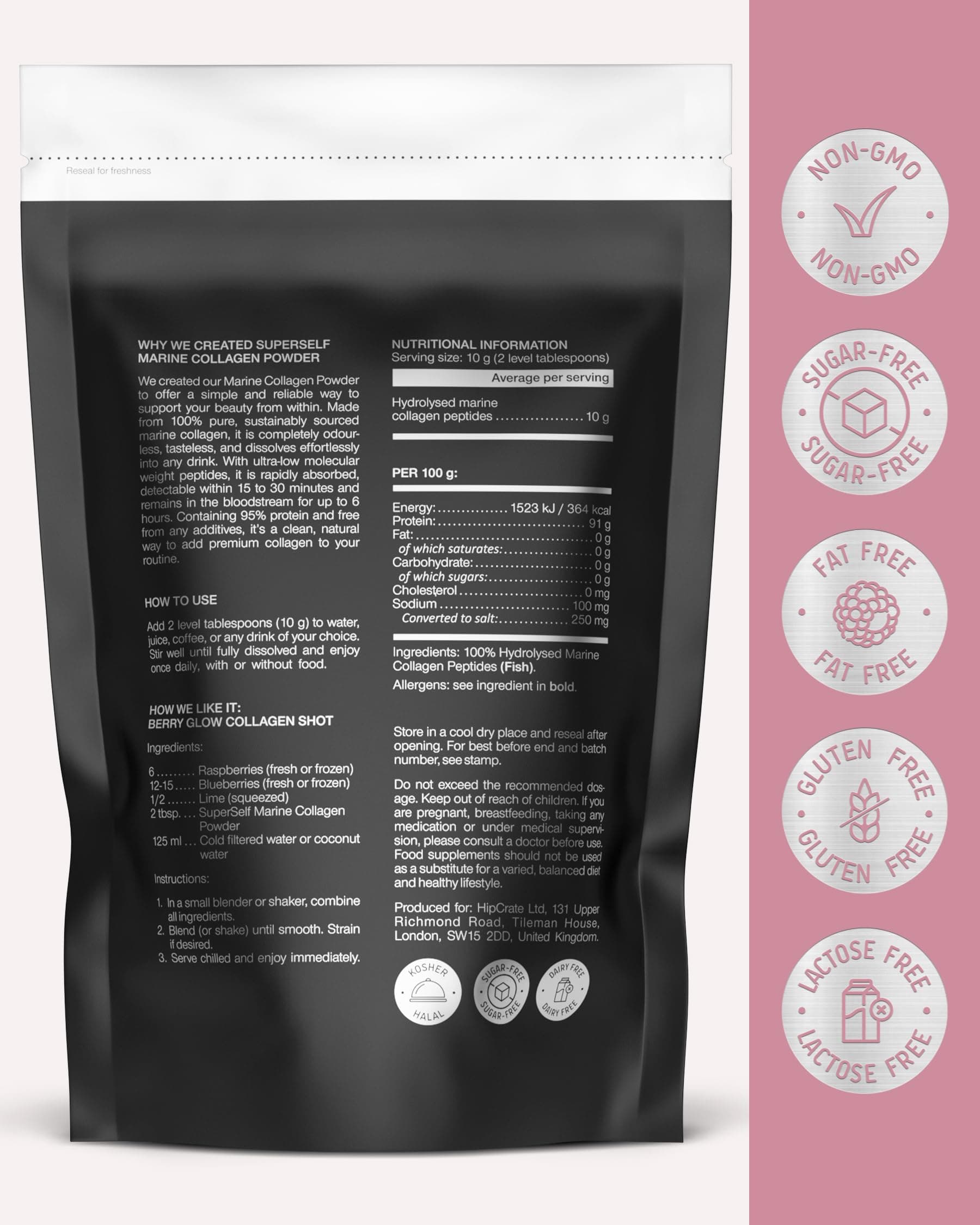 SuperSelf Marine Collagen Powder – Bild 4