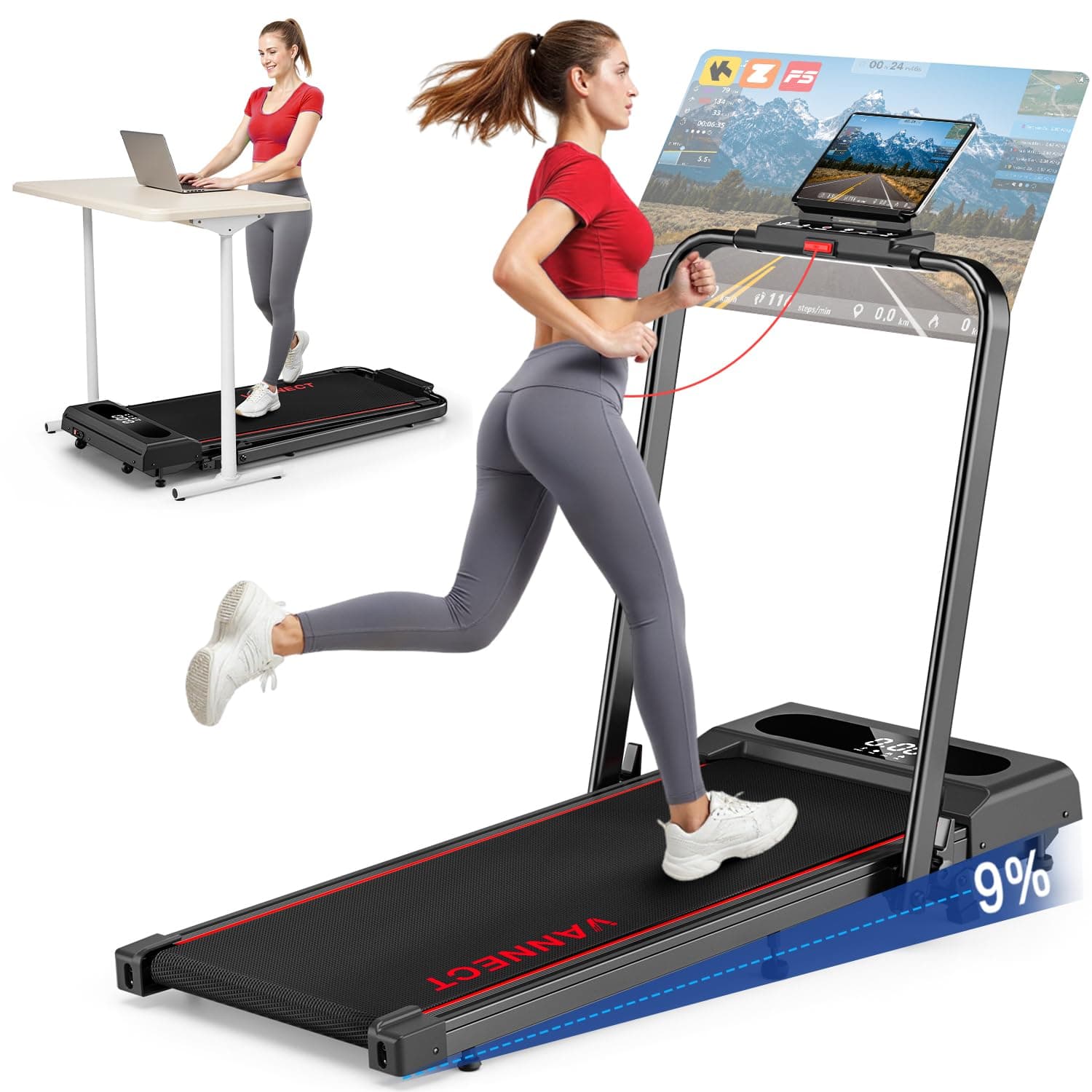 vannect Laufband für Zuhause