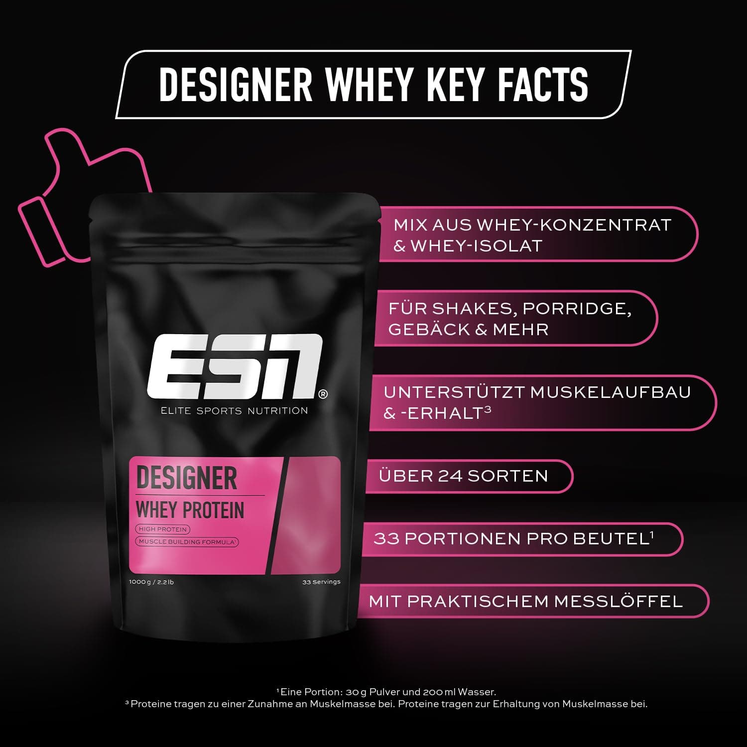 ESN Designer Whey Protein – Bild 3