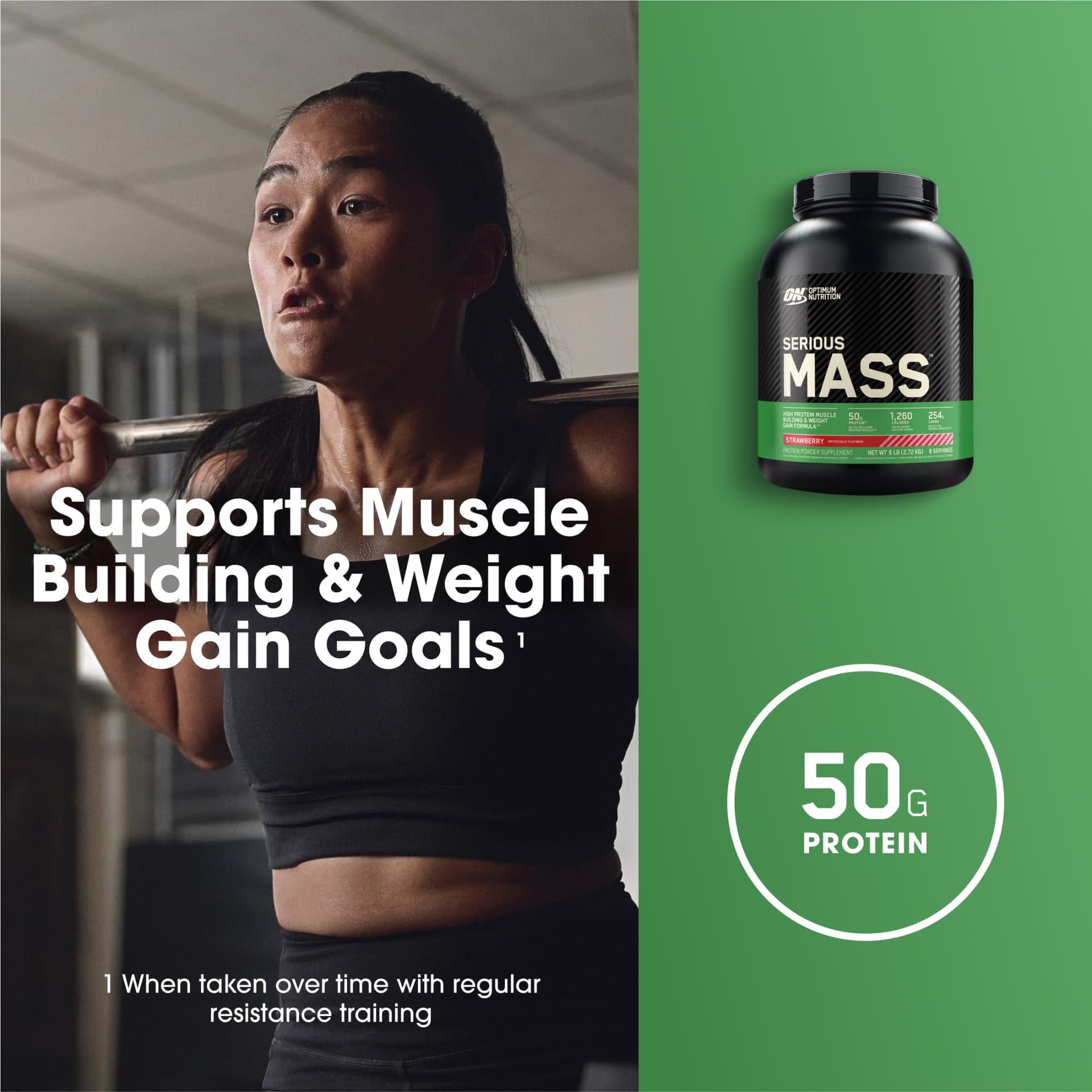 Optimum Nutrition Serious Mass Protein Powder High Calorie – Bild 5