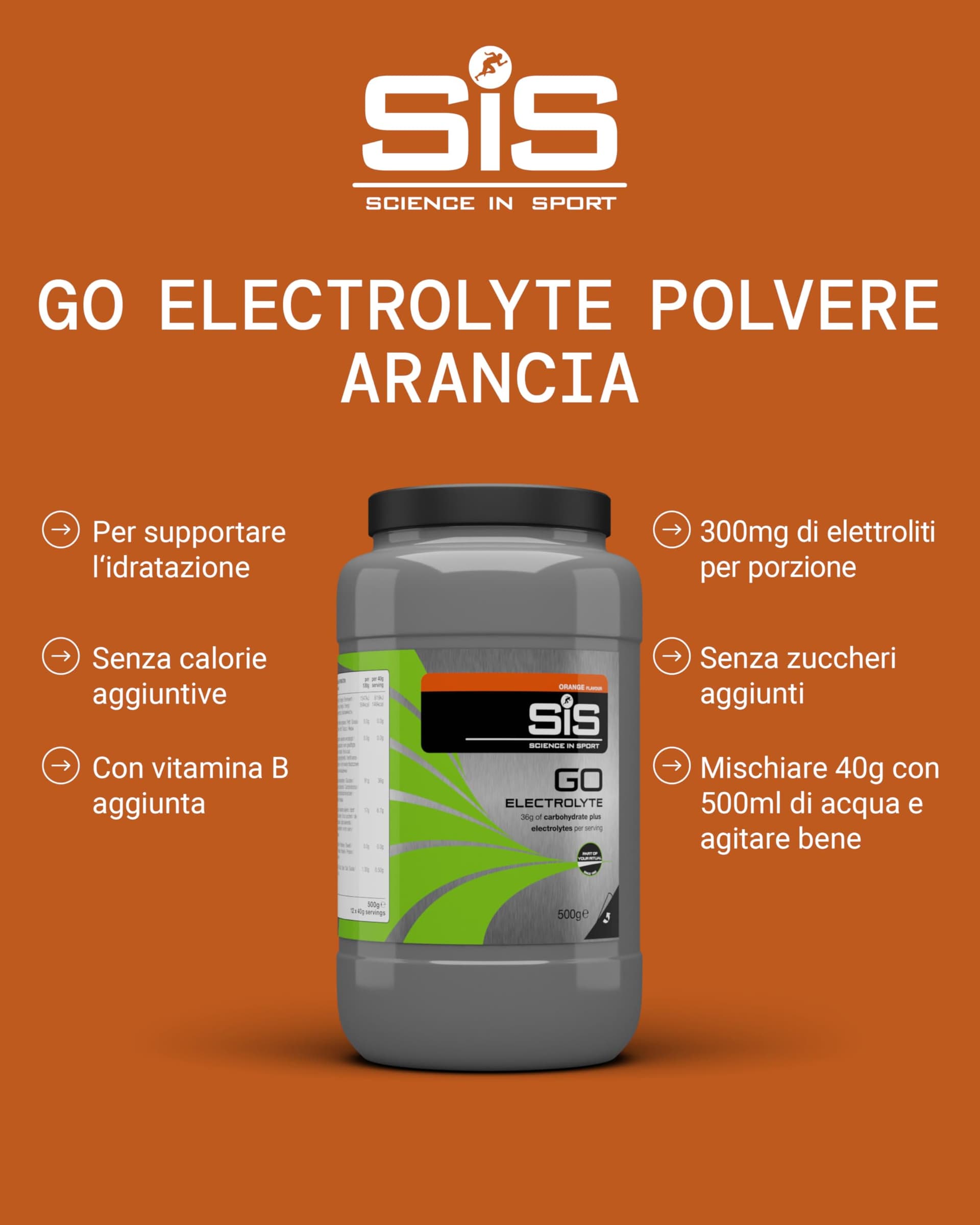 Science In Sport Sis Science in Sport GO Elettroliti in polvere 500g – Bild 2
