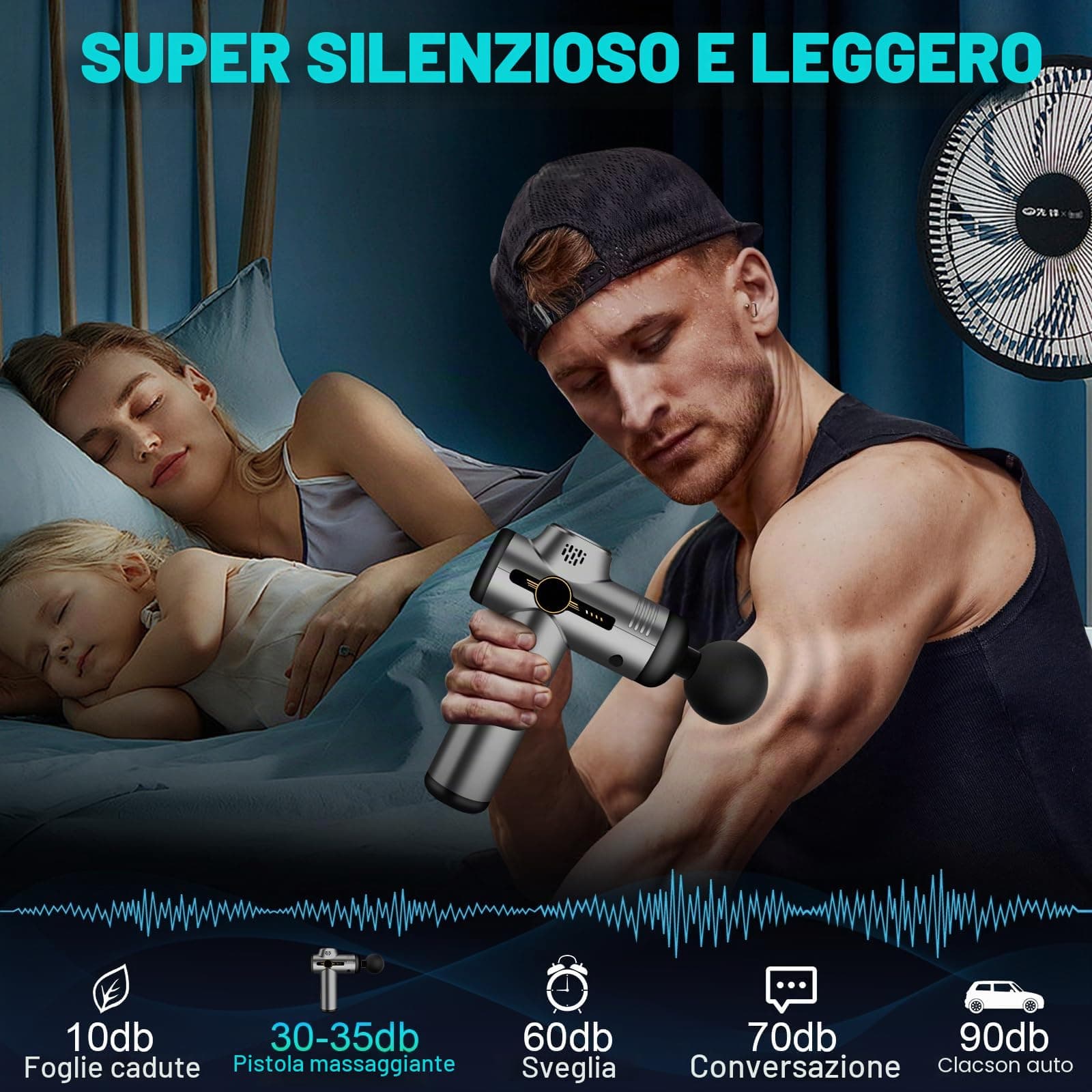 NXPZ Pistola Massaggio Muscolare – Bild 6