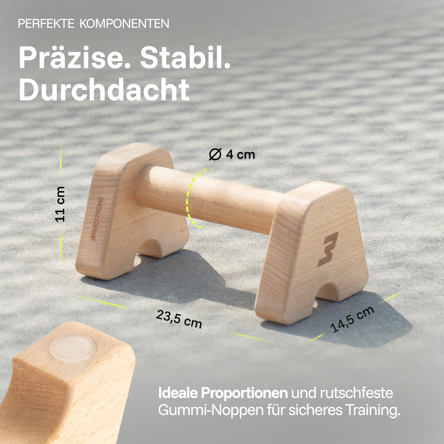 BMOTION Liegestützgriffe Holz – Bild 2