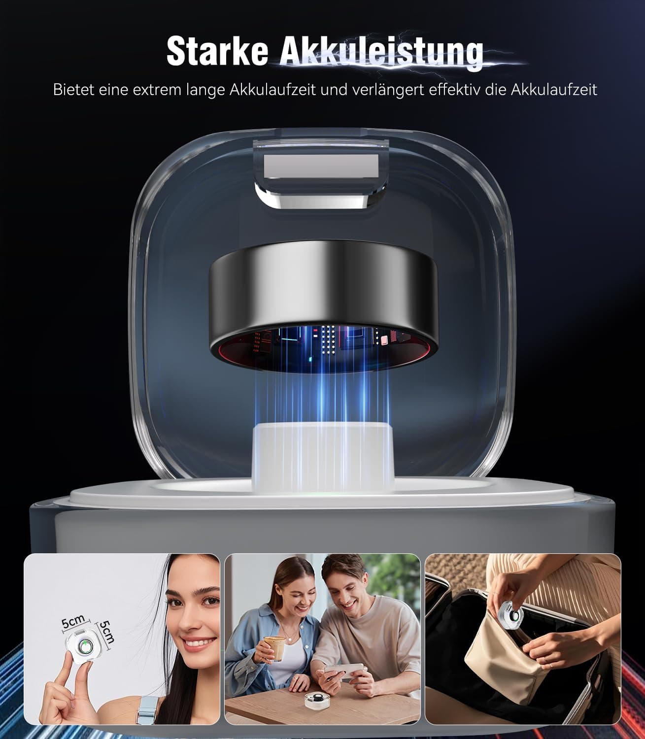 XSWCCJJ 6.0 Smart Ring & Inklusive Ladefach【Branchen Nr.1 – Bild 3