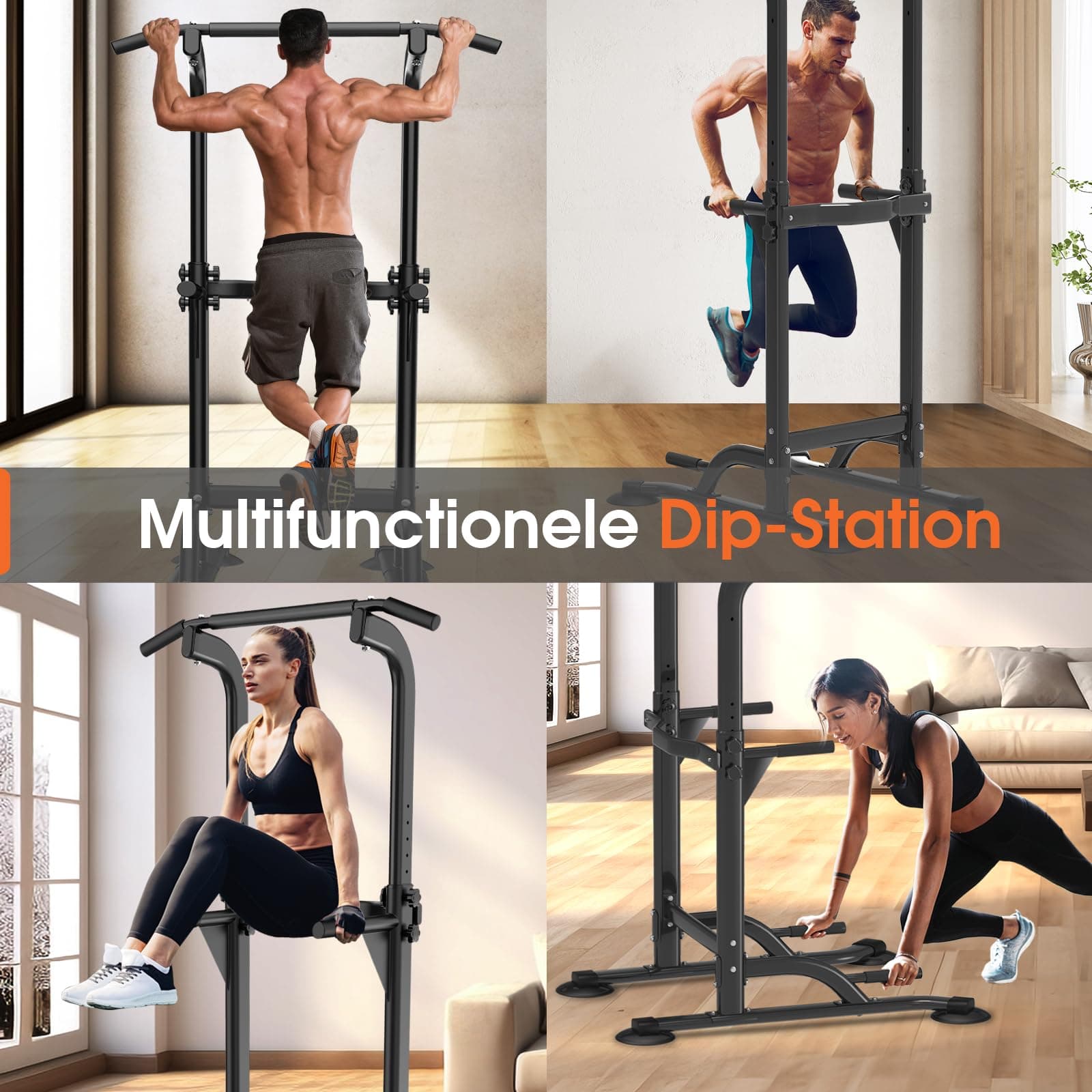 DH FitLife Power Tower Dip Station – Bild 6