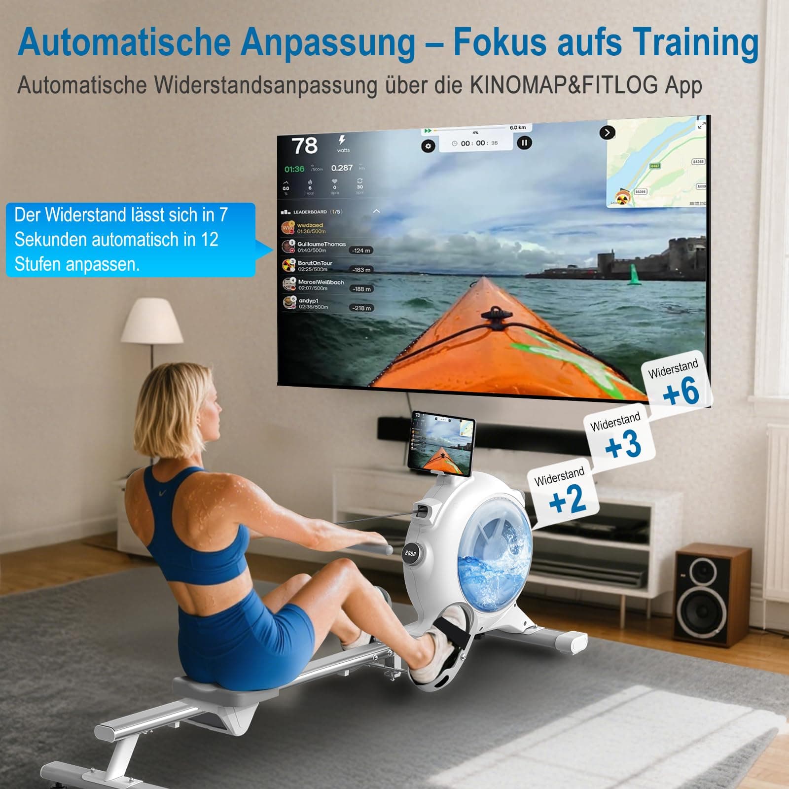 RevFit Rudergerät für Zuhause – Bild 5