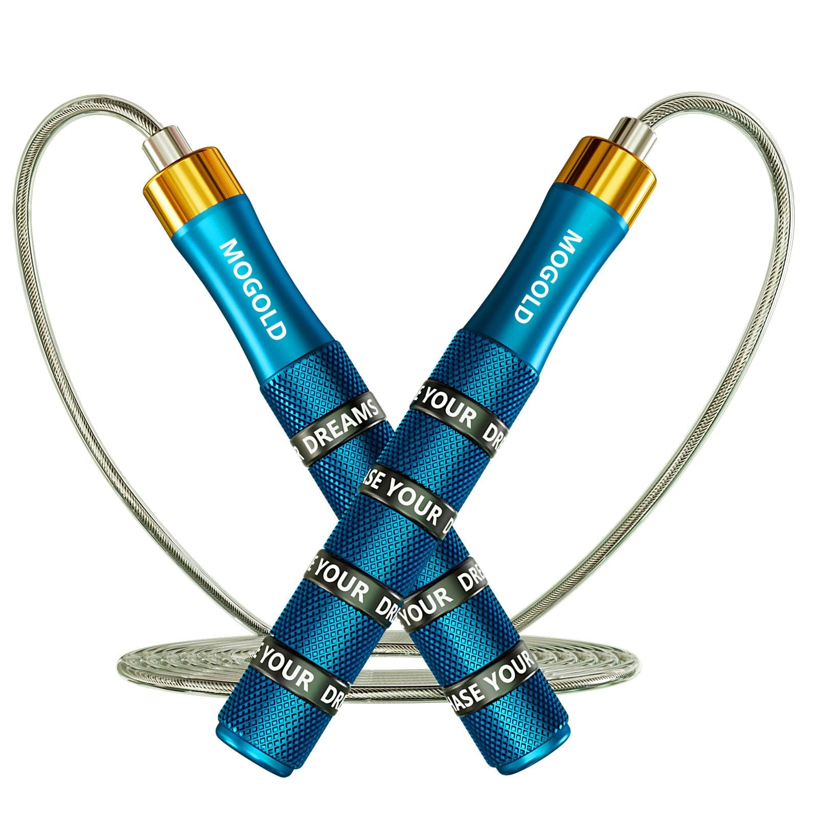 MOGOLD Profi Springseil für Boxen Sport Erwachsene Fitness – Bild 6